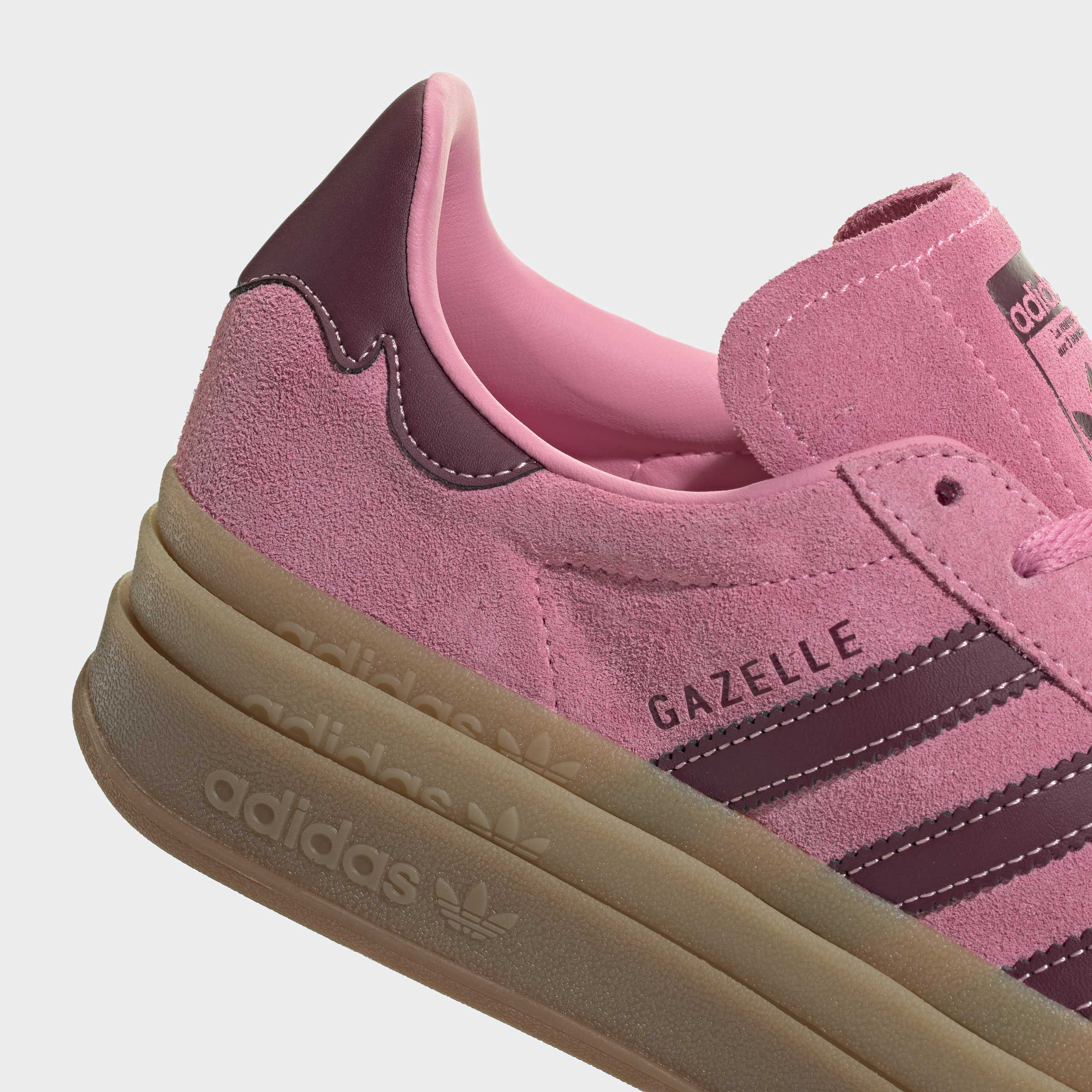 Women's adidas Originals Gazelle Bold Shoes Shadow Red