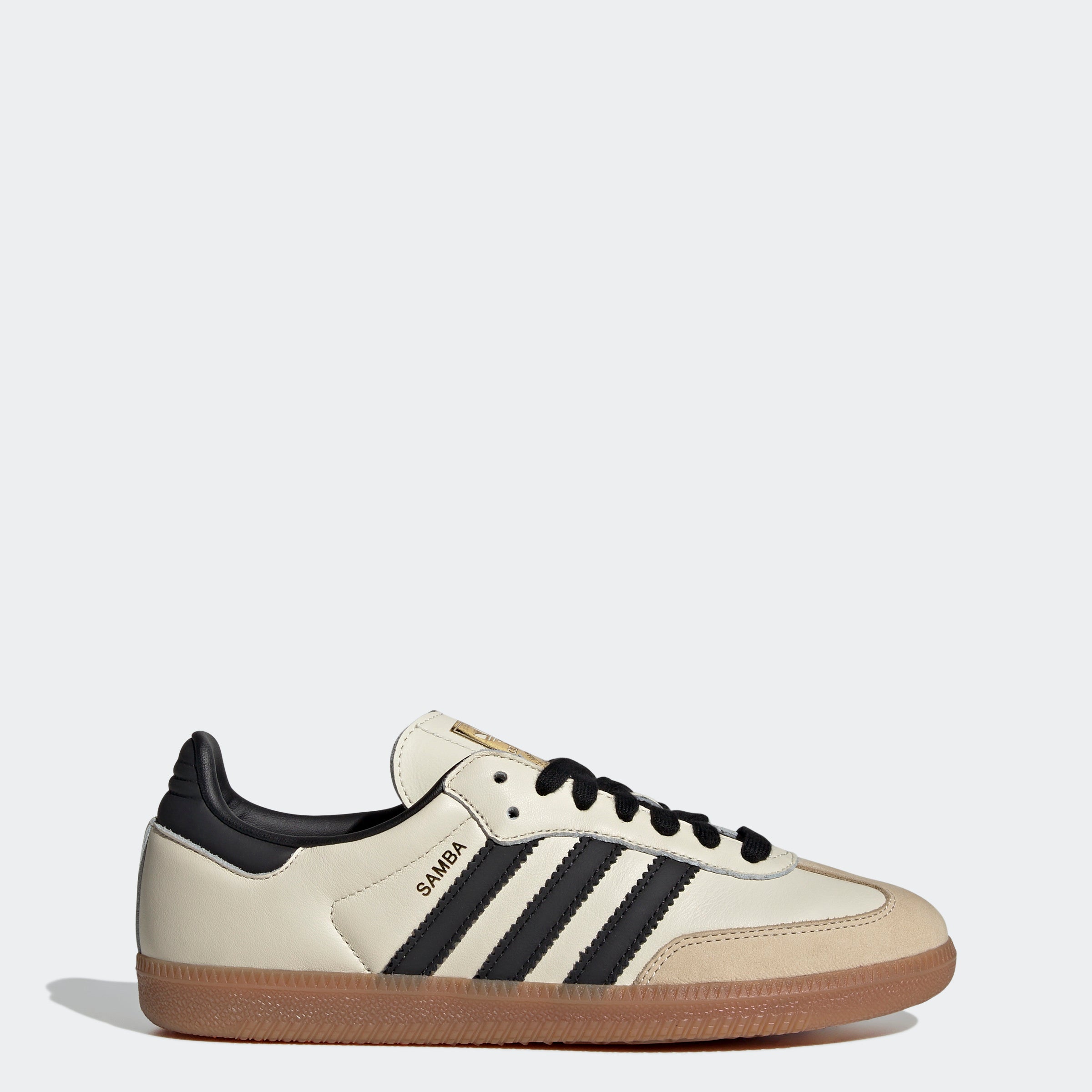 Women's adidas Originals Samba OG Shoes Cream White / Core Black / Sand Strata