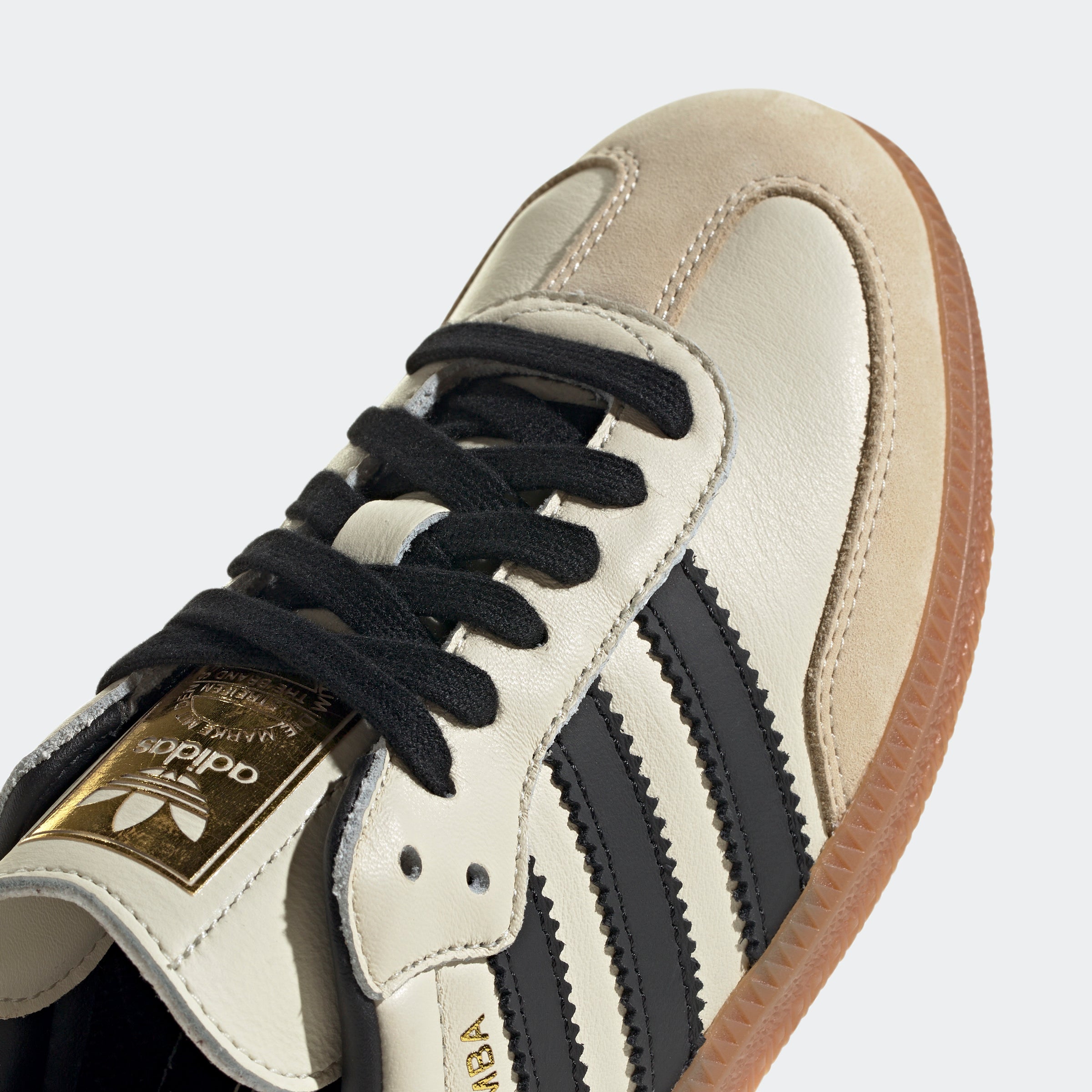 Women's adidas Originals Samba OG Shoes Cream White / Core Black / Sand Strata