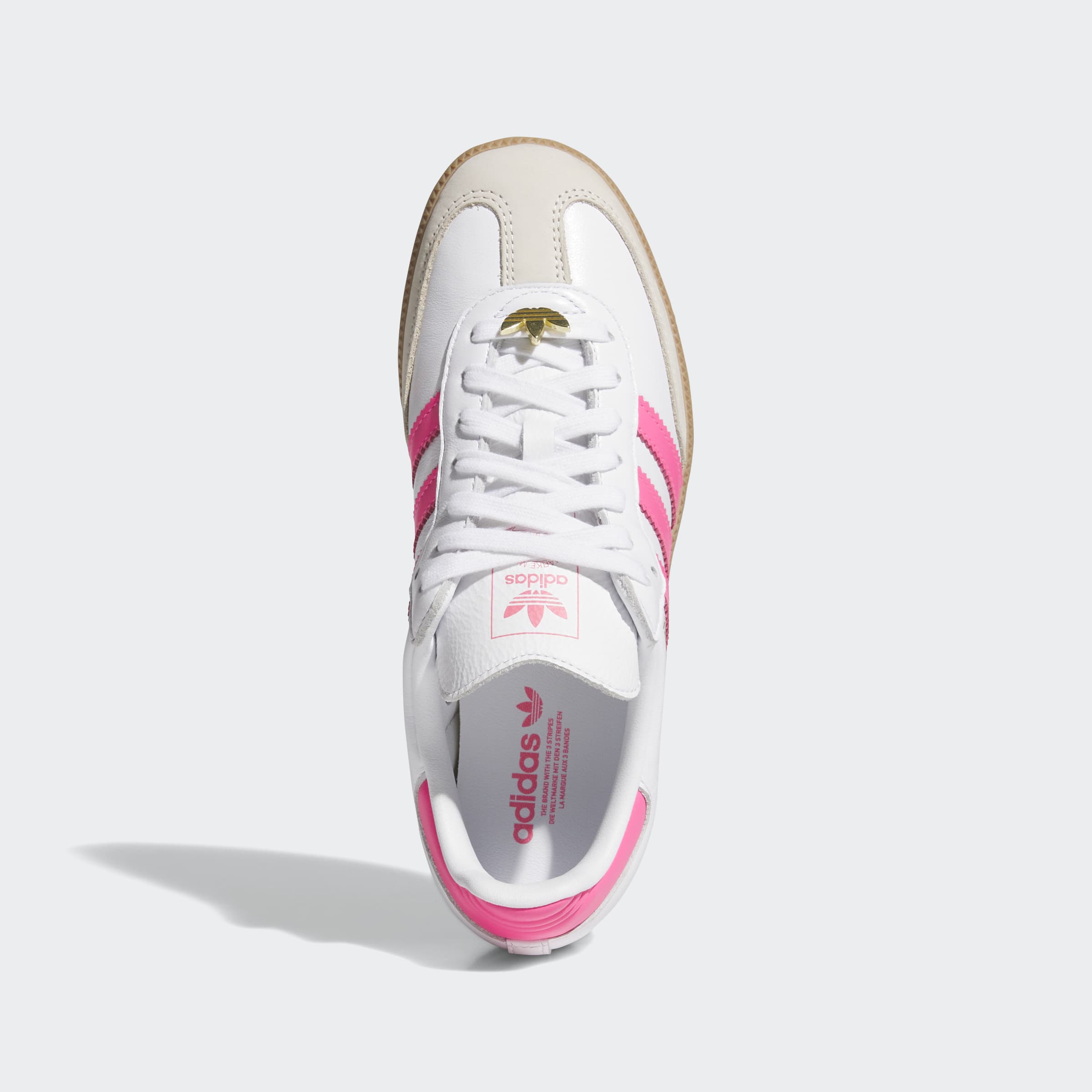 Women's adidas Originals Samba OG Shoes White/Lucid Pink