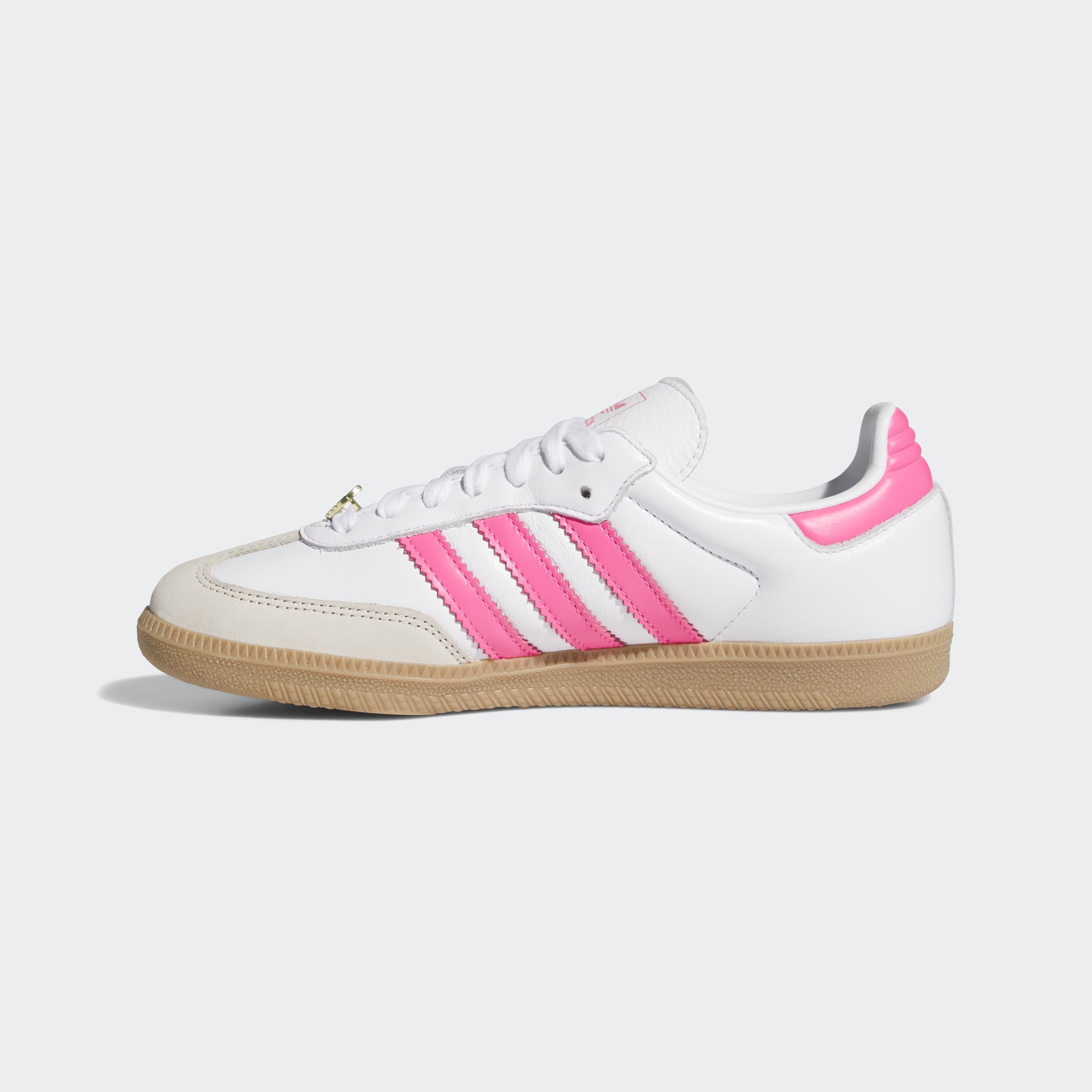 Women's adidas Originals Samba OG Shoes White/Lucid Pink