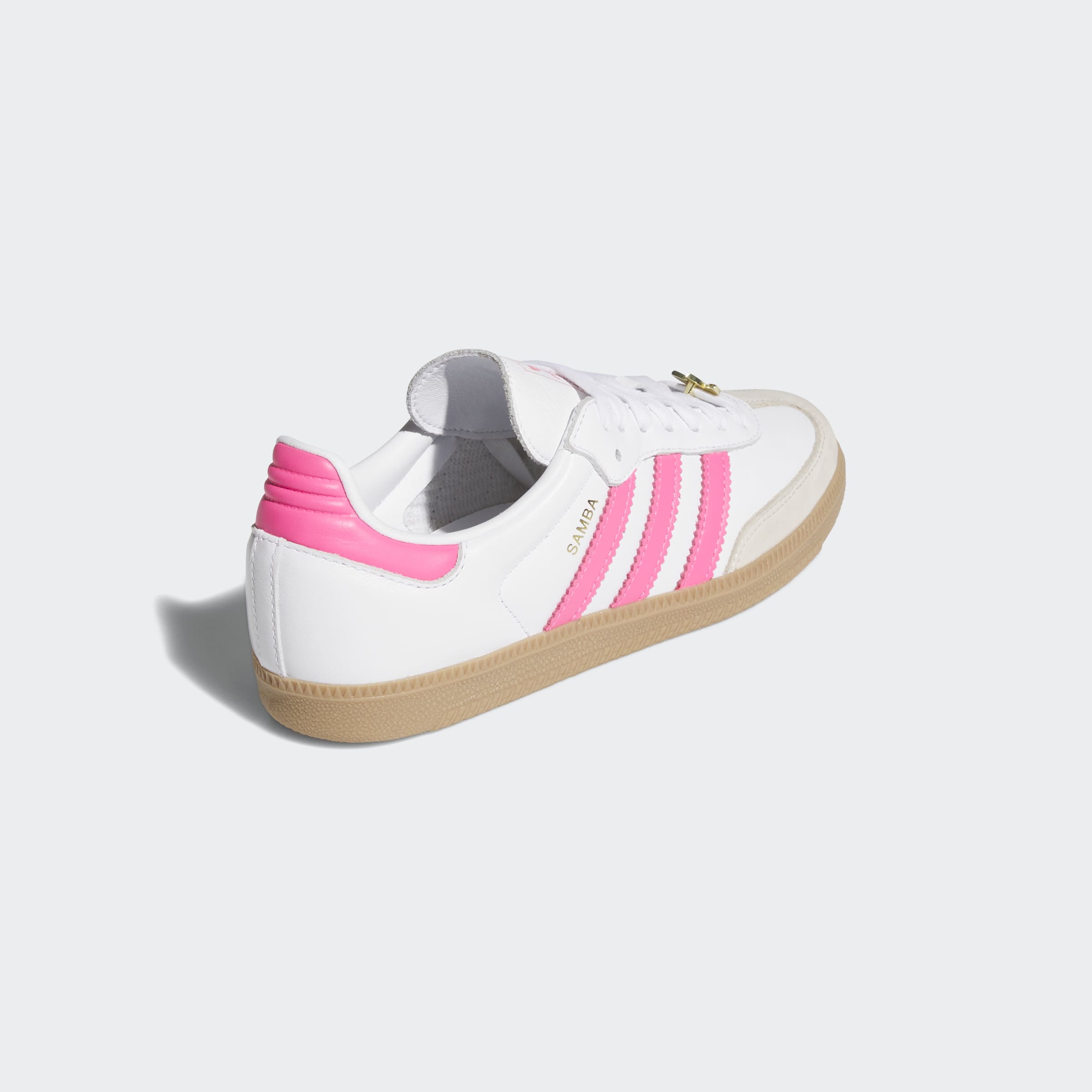 Women's adidas Originals Samba OG Shoes White/Lucid Pink