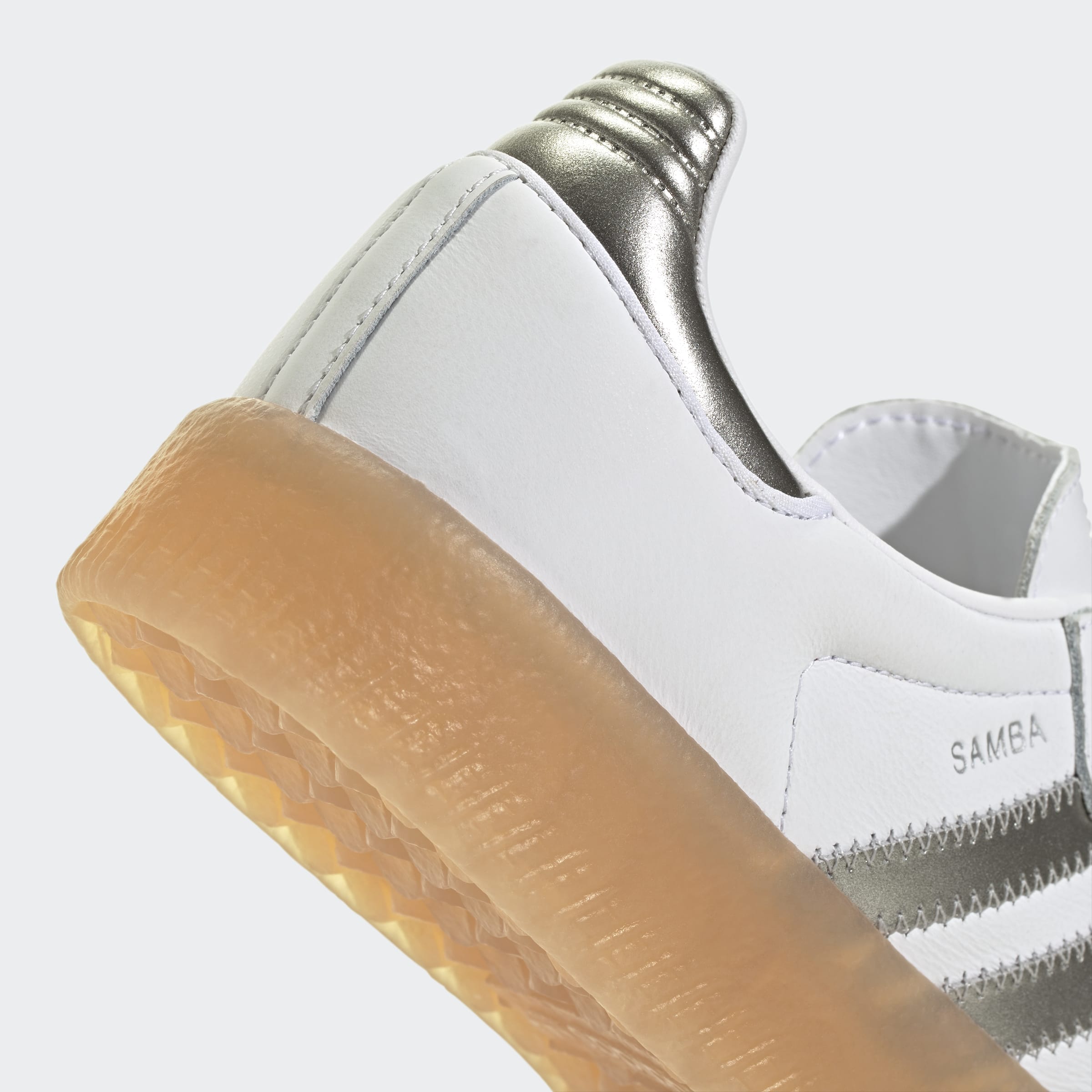 Women's adidas Originals Sambae Shoes Silver Metallic / Gum