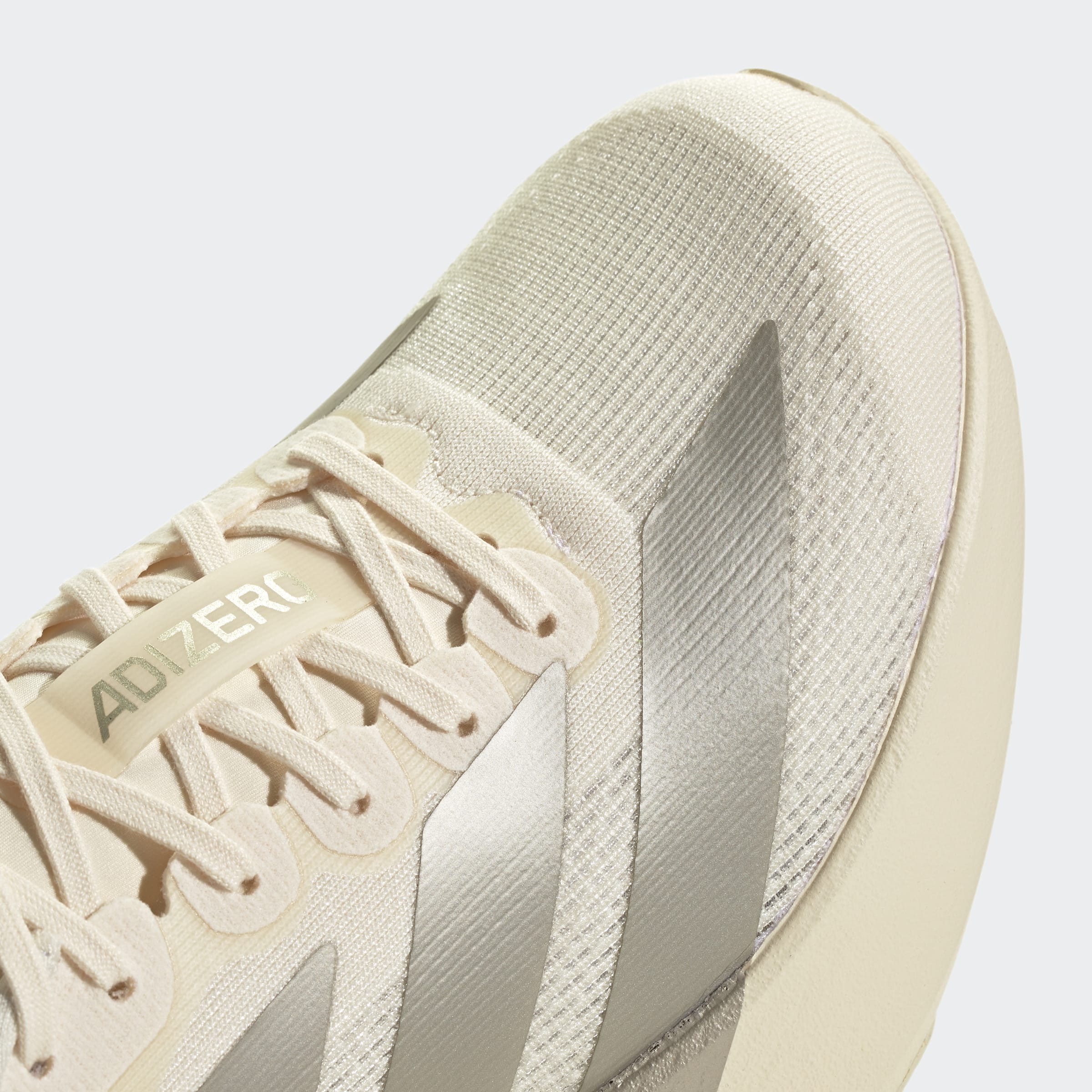 Women's adidas Running Adizero Evo SL Shoes Wonder White / Cyber Metallic