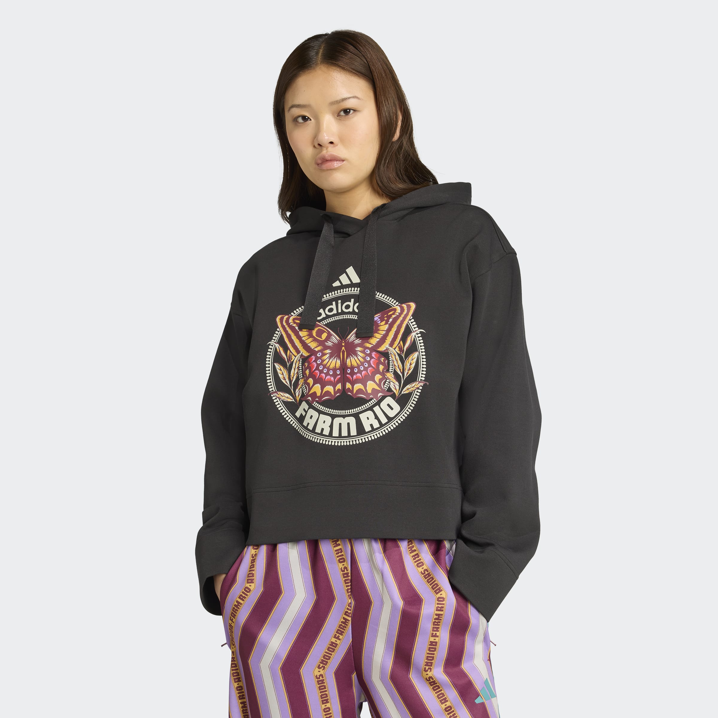 Women's adidas Sportswear x FARM Hoodie Black