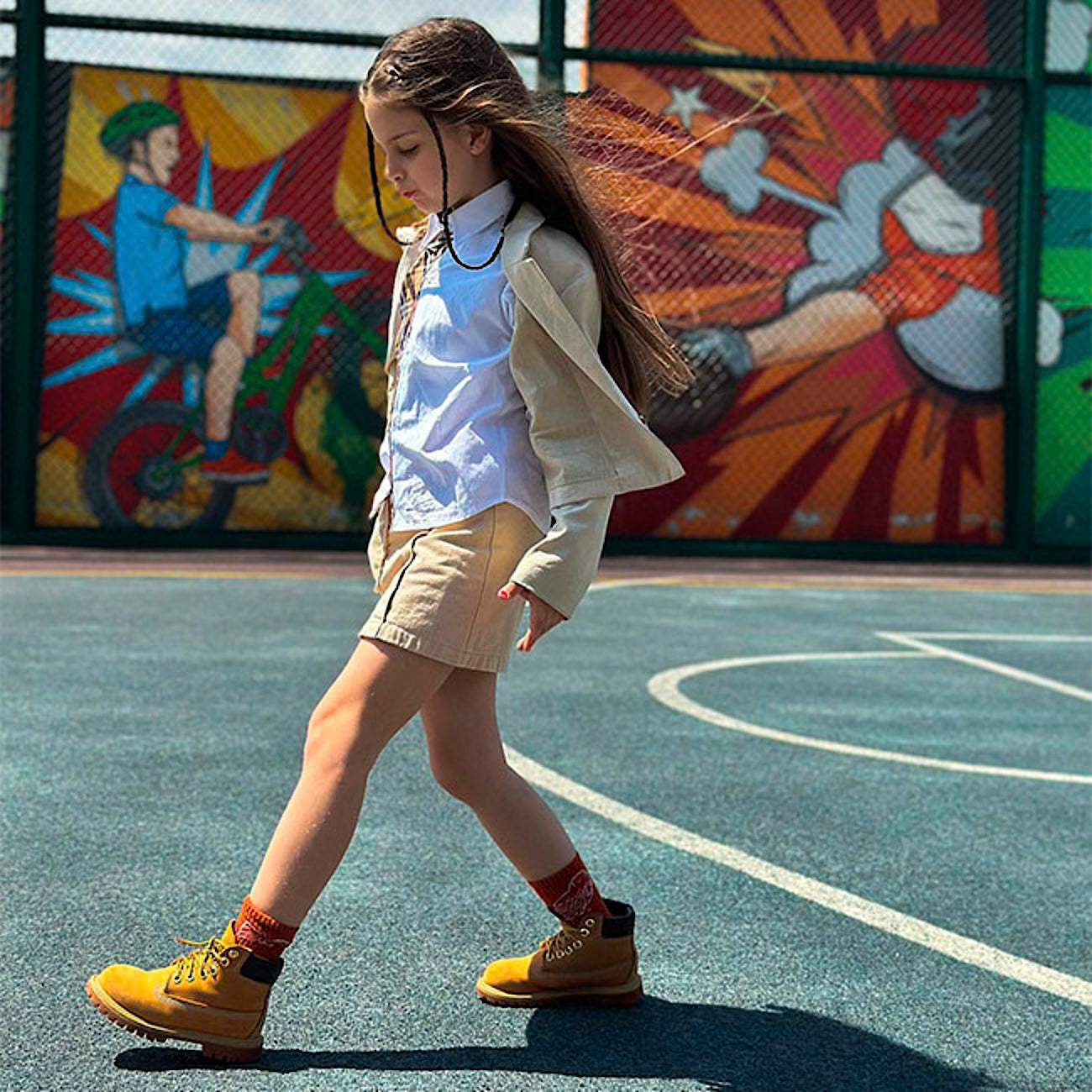 Little Kids Timberland Premium 6-Inch Waterproof Boots Wheat