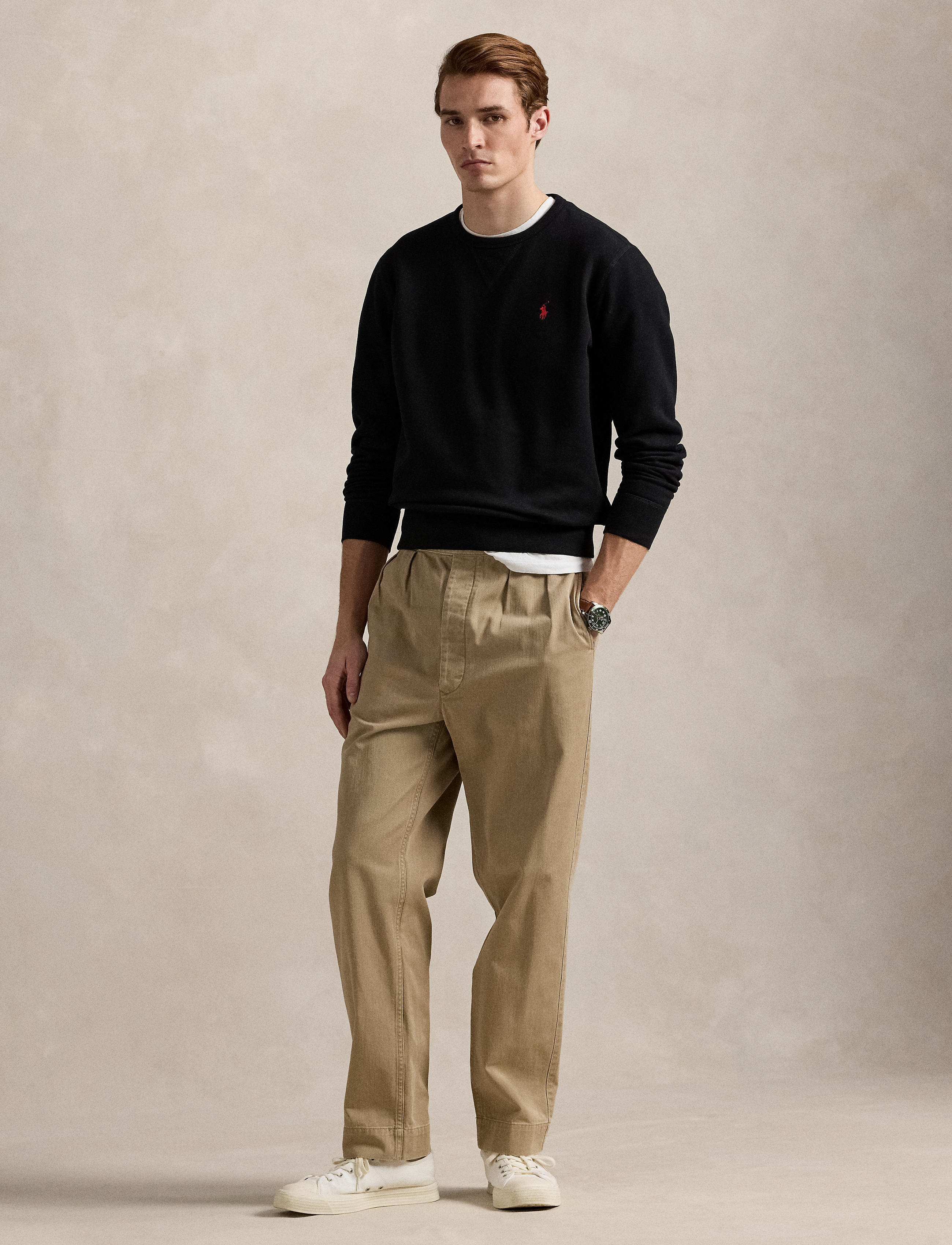 Men's Polo Ralph Lauren The RL Fleece Sweatshirt Black