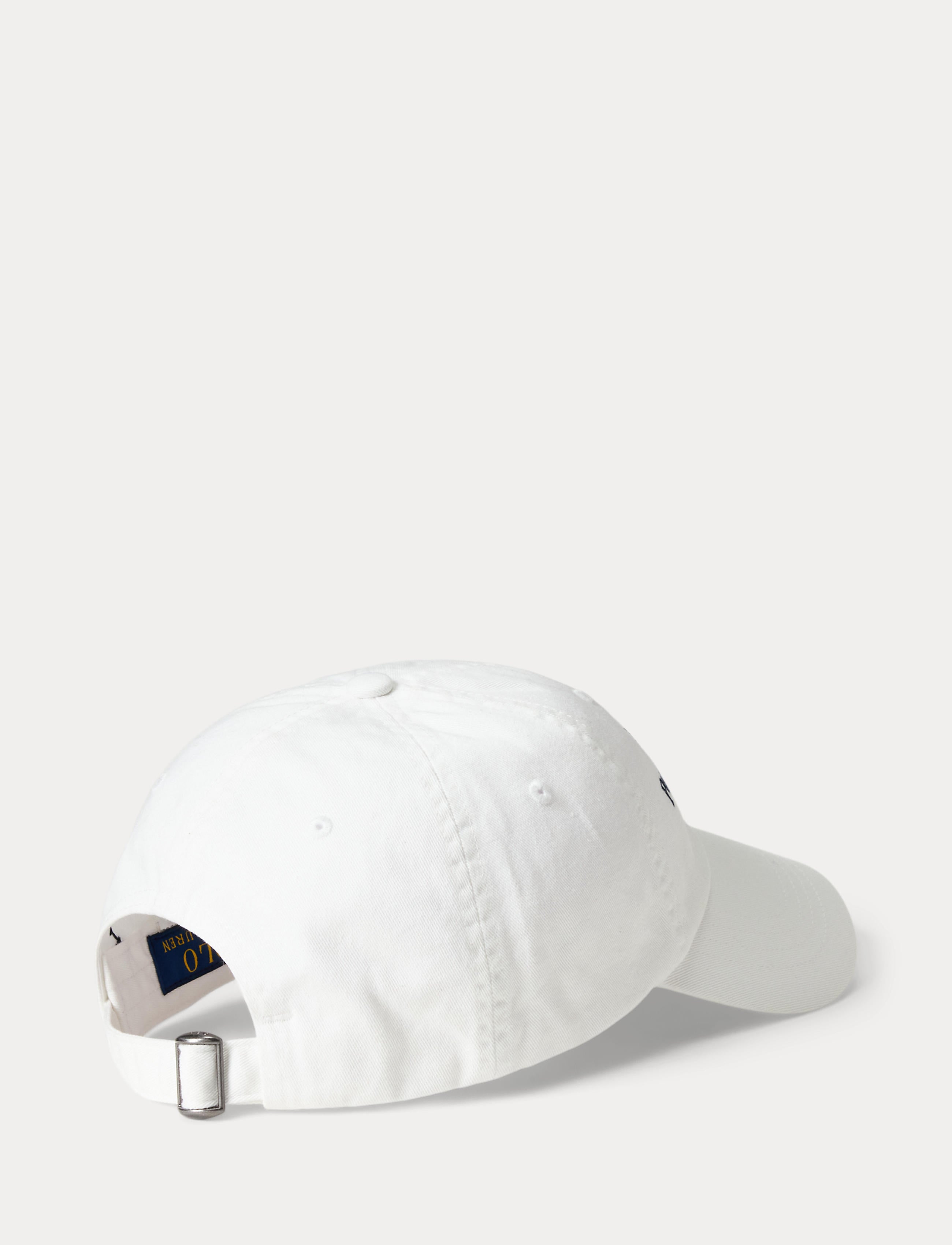 Men's Polo Ralph Lauren Cotton Twill Ball Cap White