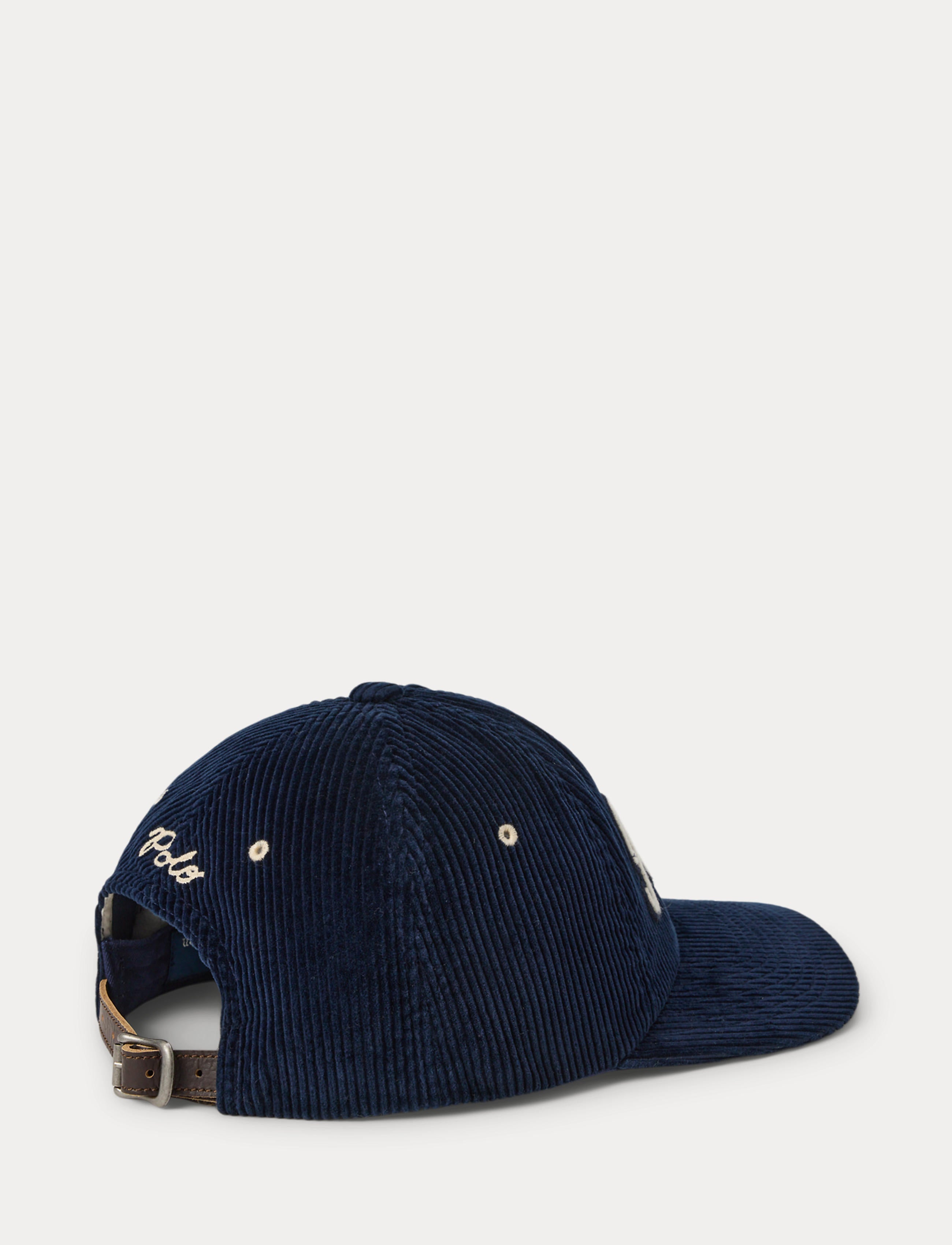 Men's Polo Ralph Lauren Corduroy Ball Cap Hunter Navy