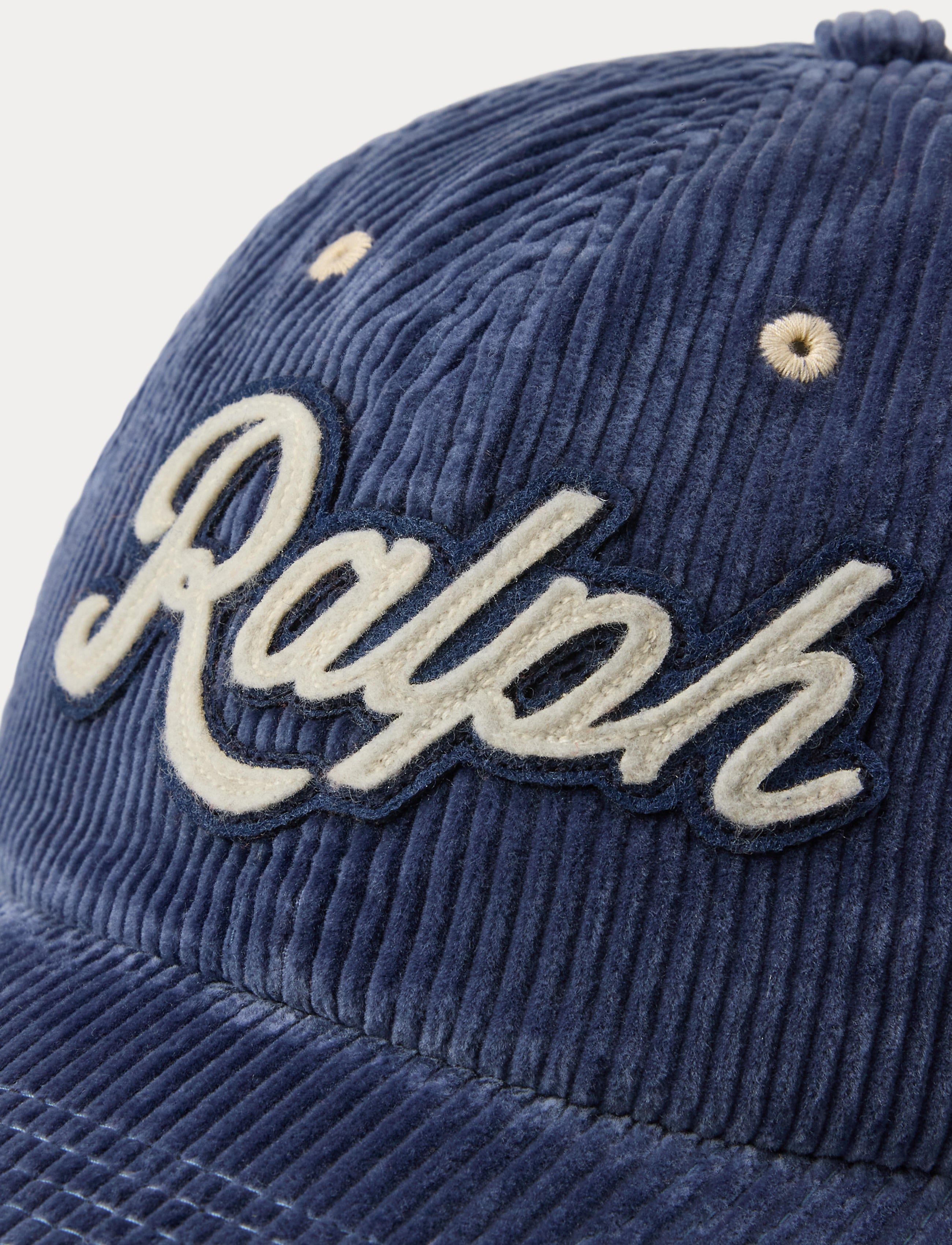 Men's Polo Ralph Lauren Corduroy Ball Cap Boston Navy