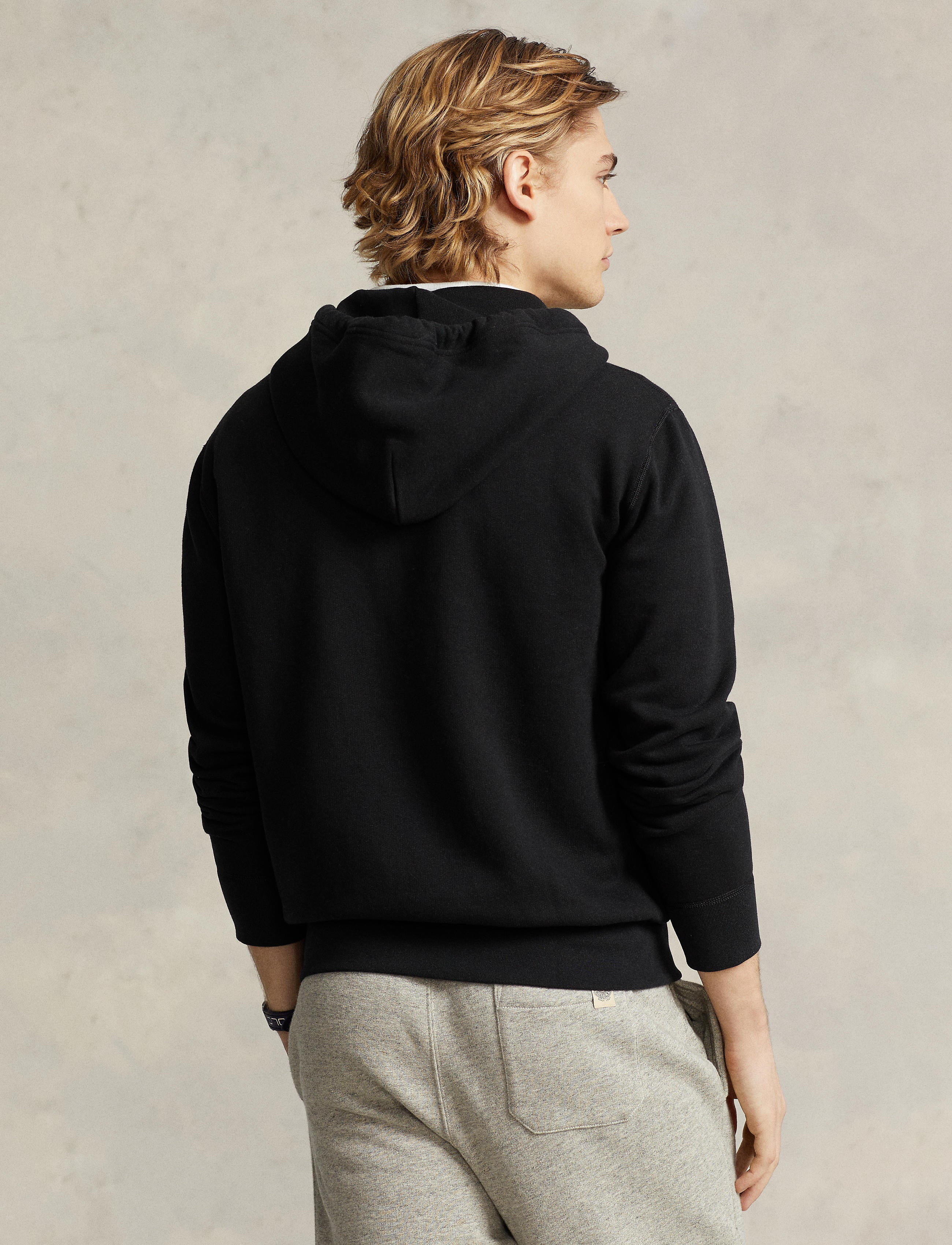 Men's Polo Ralph Lauren Fleece Full-Zip Hoodie Black