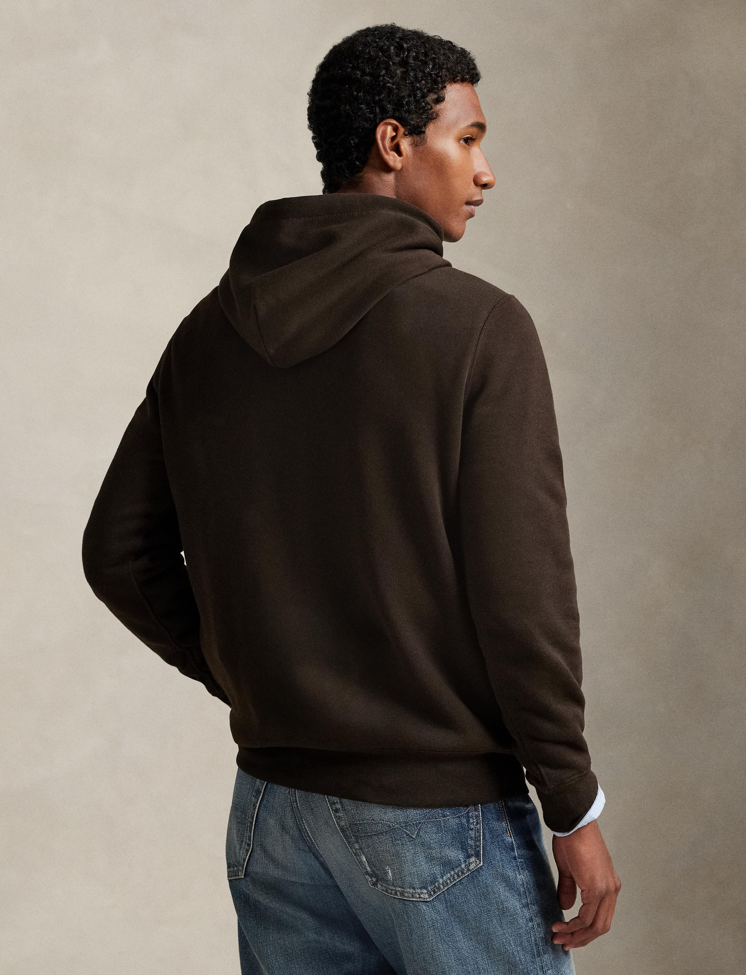 Men's Polo Ralph Lauren Polo Bear Fleece Hoodie Antique Brown