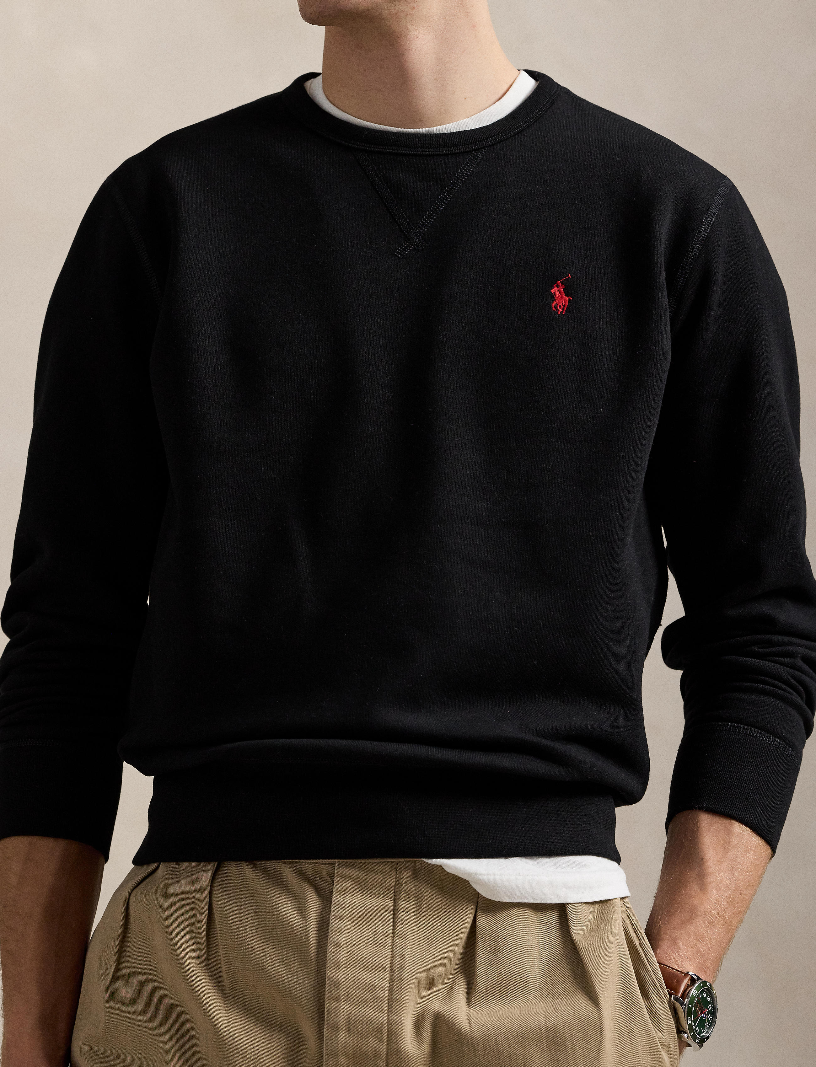 Men's Polo Ralph Lauren The RL Fleece Sweatshirt Black