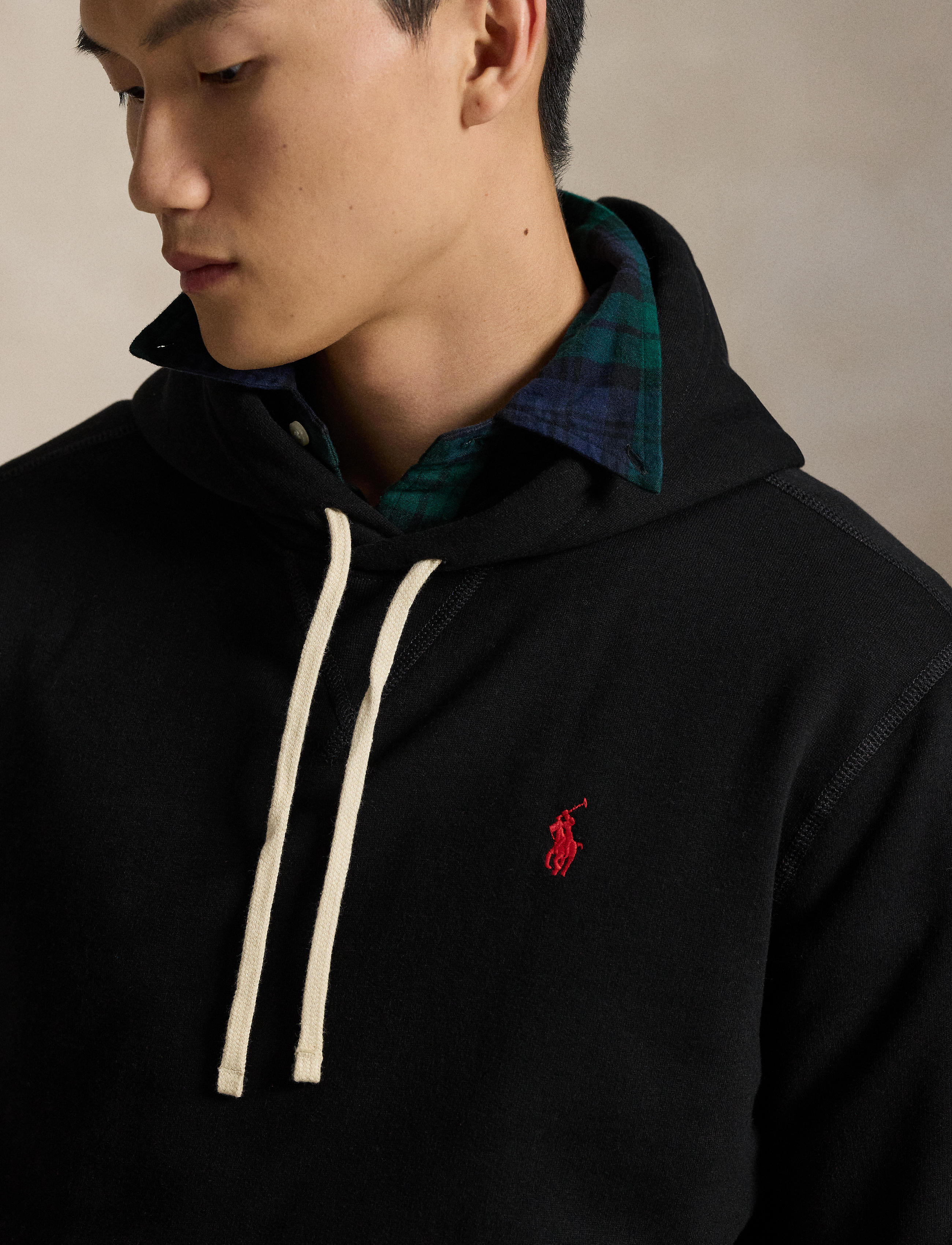 Men's Polo Ralph Lauren The RL Fleece Hoodie Black