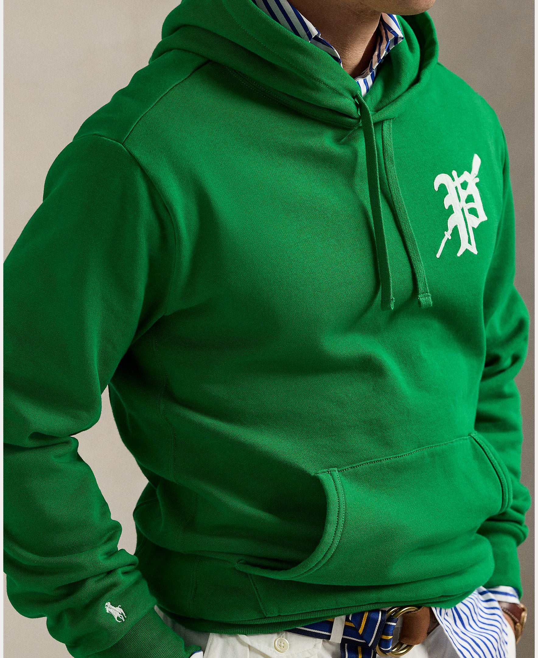 Men's Polo Ralph Lauren Fleece Graphic Hoodie Green