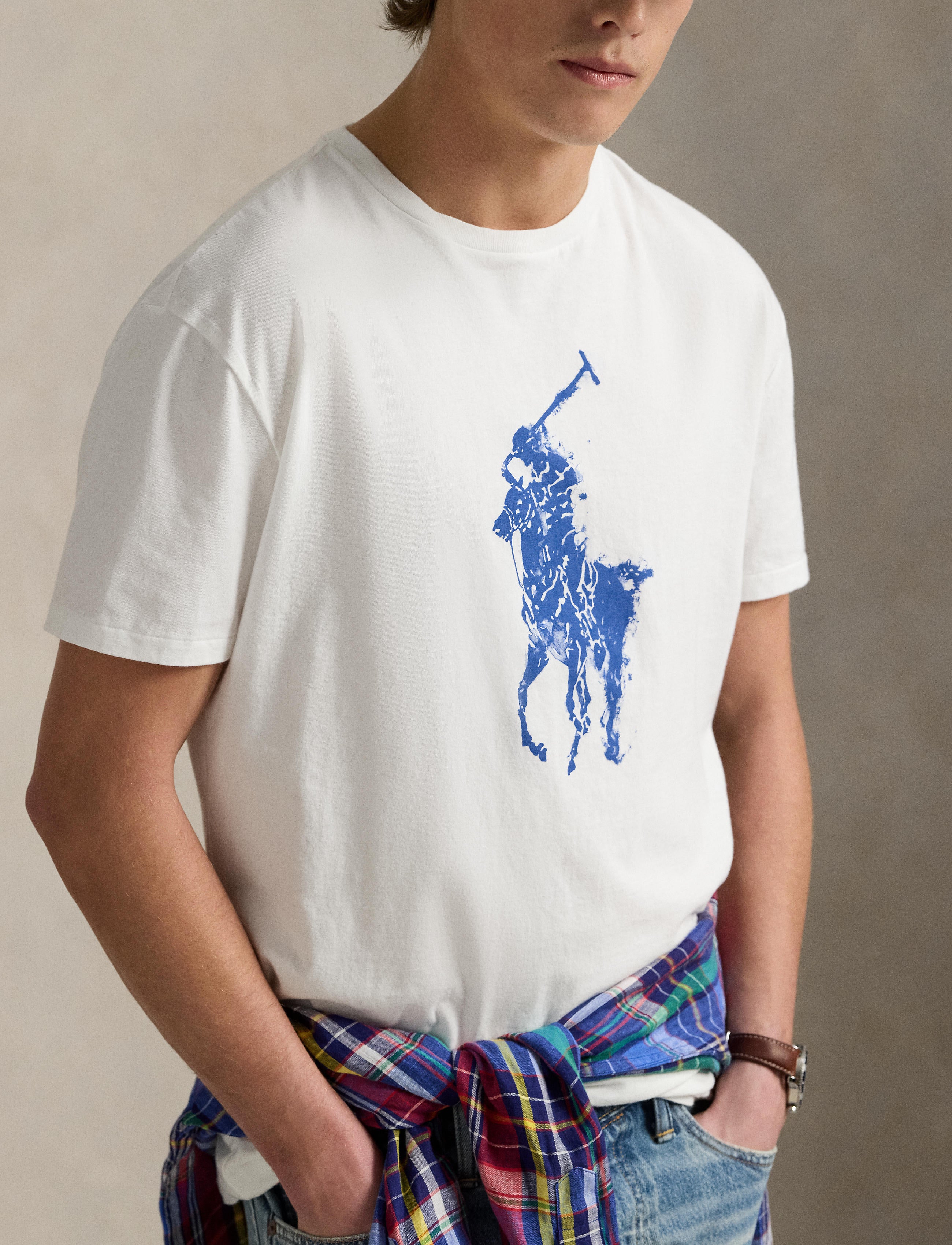 Men's Polo Ralph Lauren Classic Fit Big Pony Jersey T-Shirt Nevis