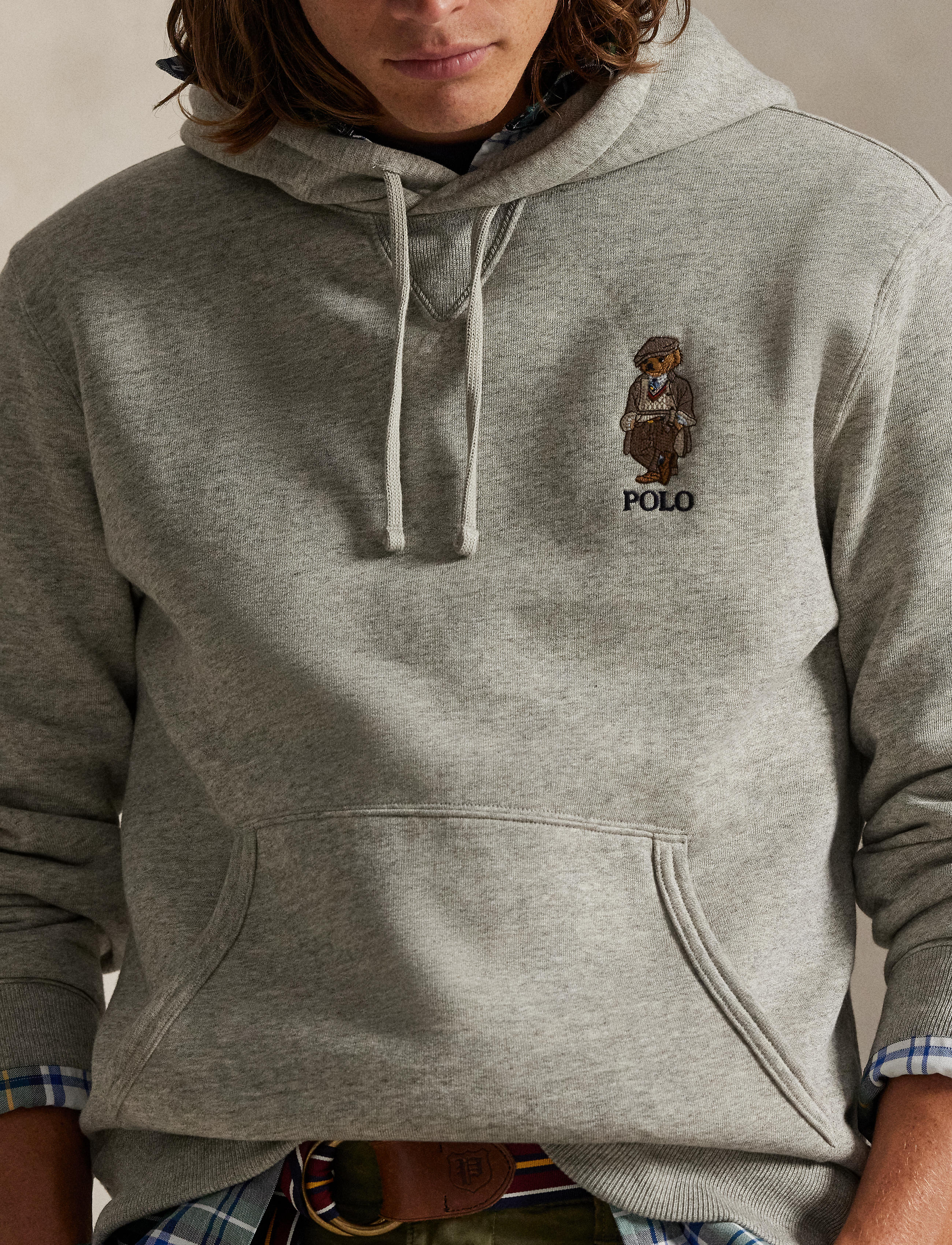 Men's Polo Ralph Lauren Polo Bear Fleece Hoodie Loft Heather