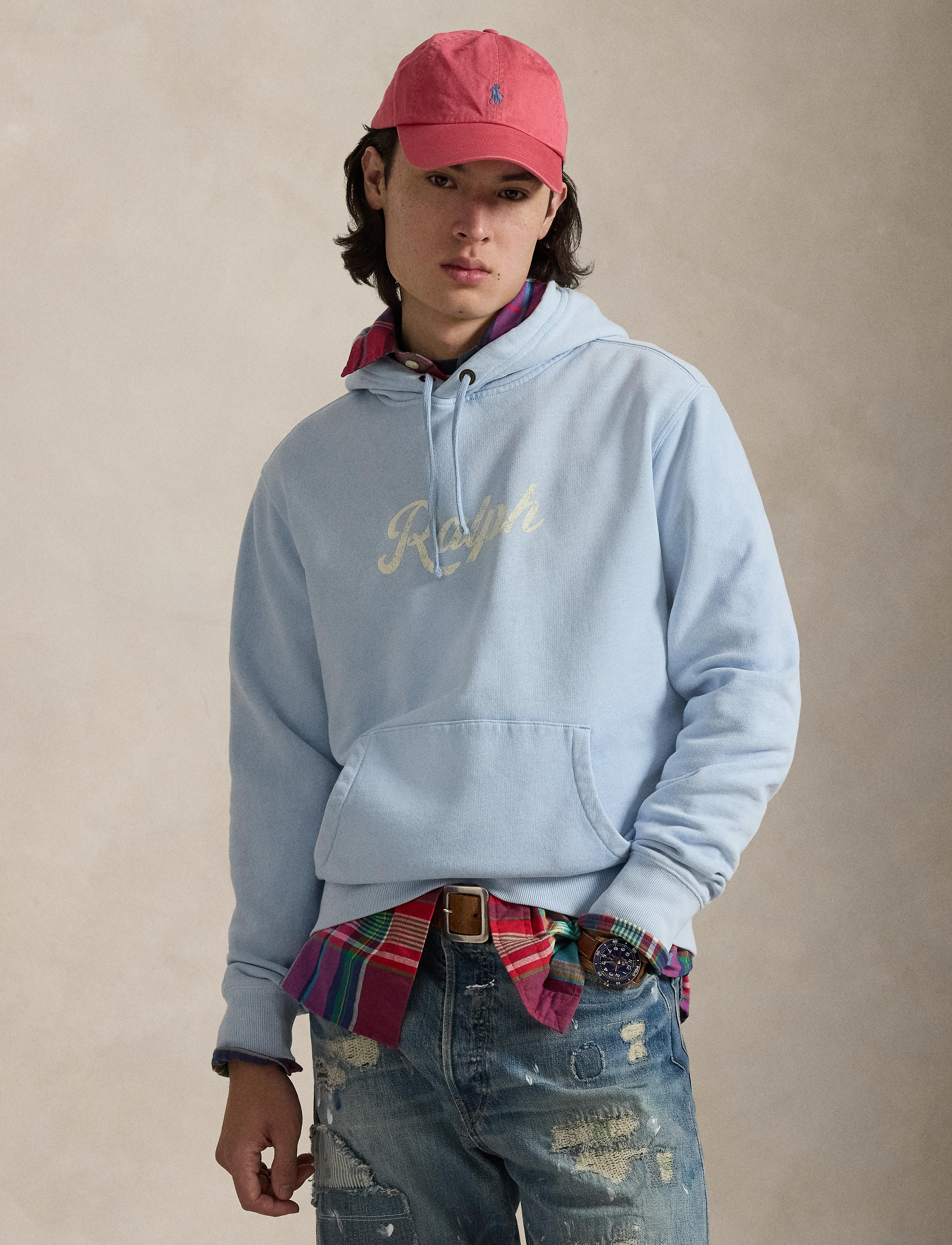 Men's Polo Ralph Lauren The Ralph Logo Hoodie Southport Blue