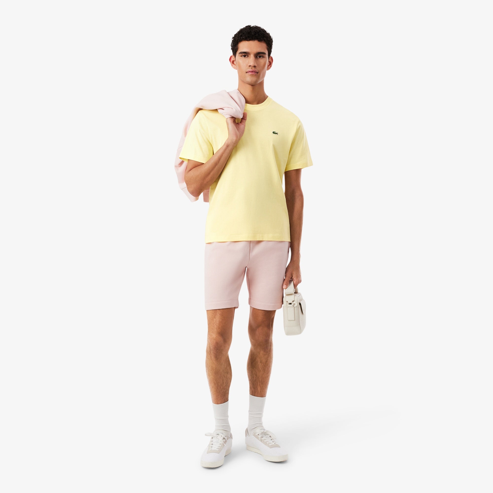 Men's Lacoste Cotton T-Shirt Pastel Yellow