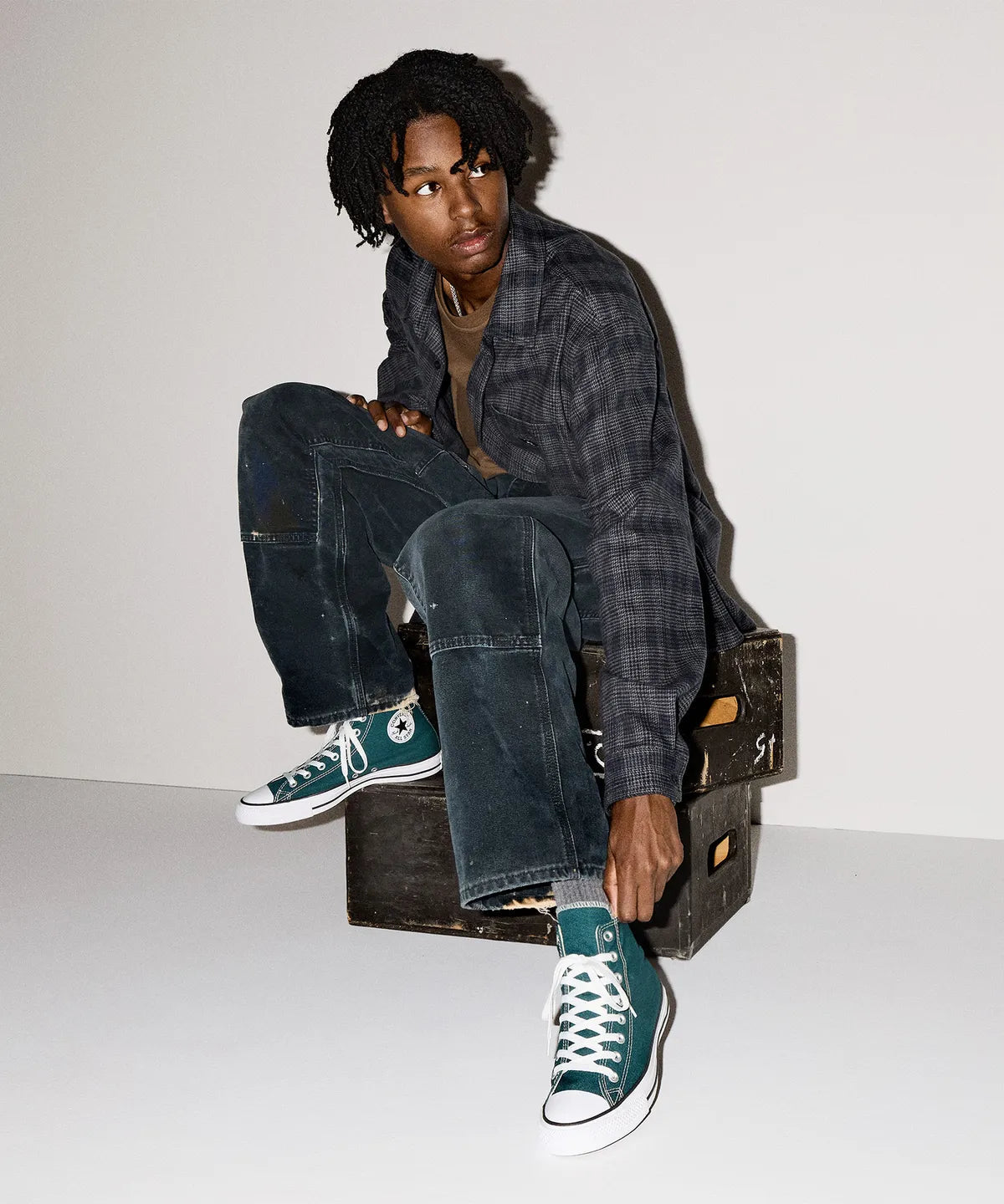 Unisex Converse Chuck Taylor All Star Hi Shoes Darkly Jaded