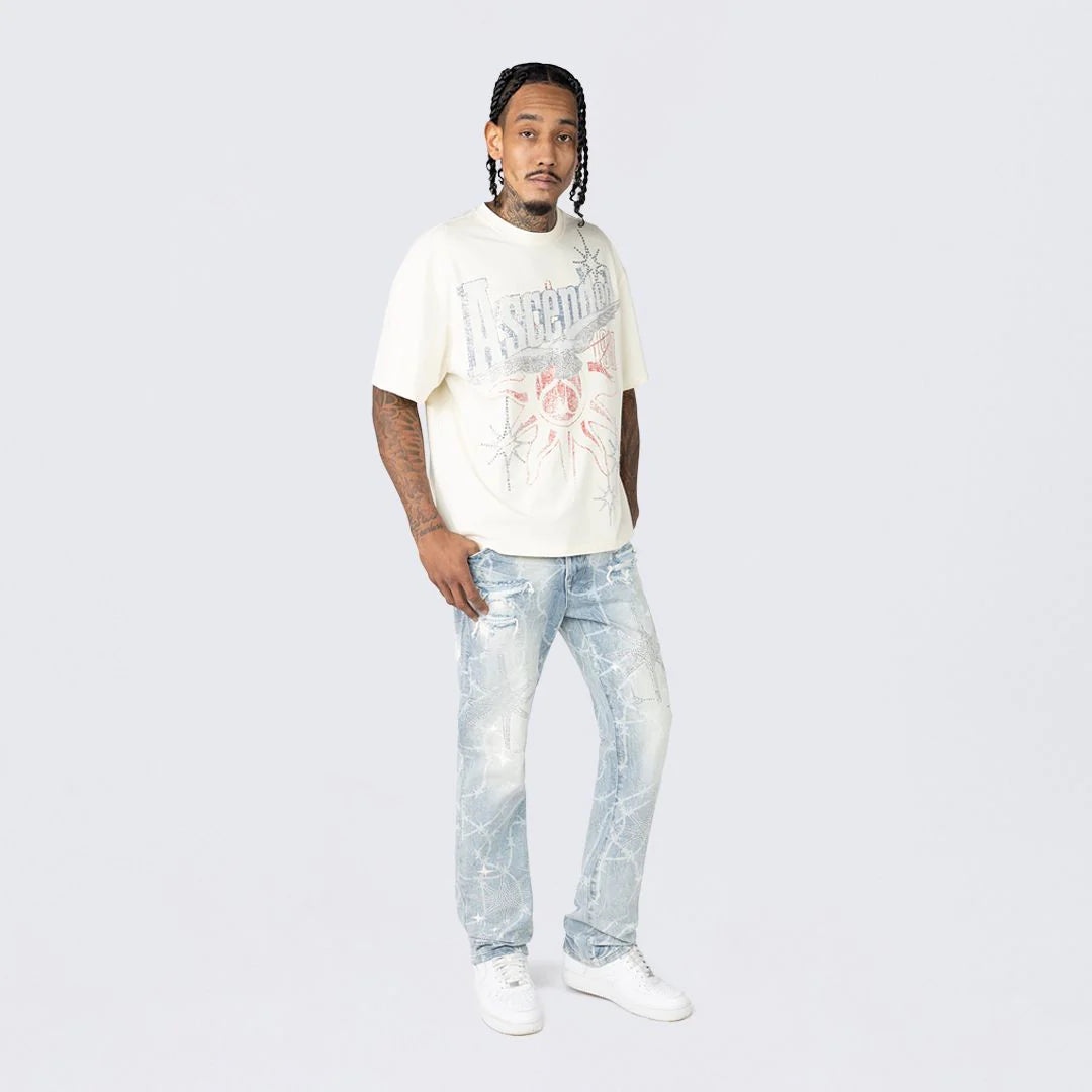 Men's Smoke Rise Long Straight Dystopia Jeans Cobra Blue