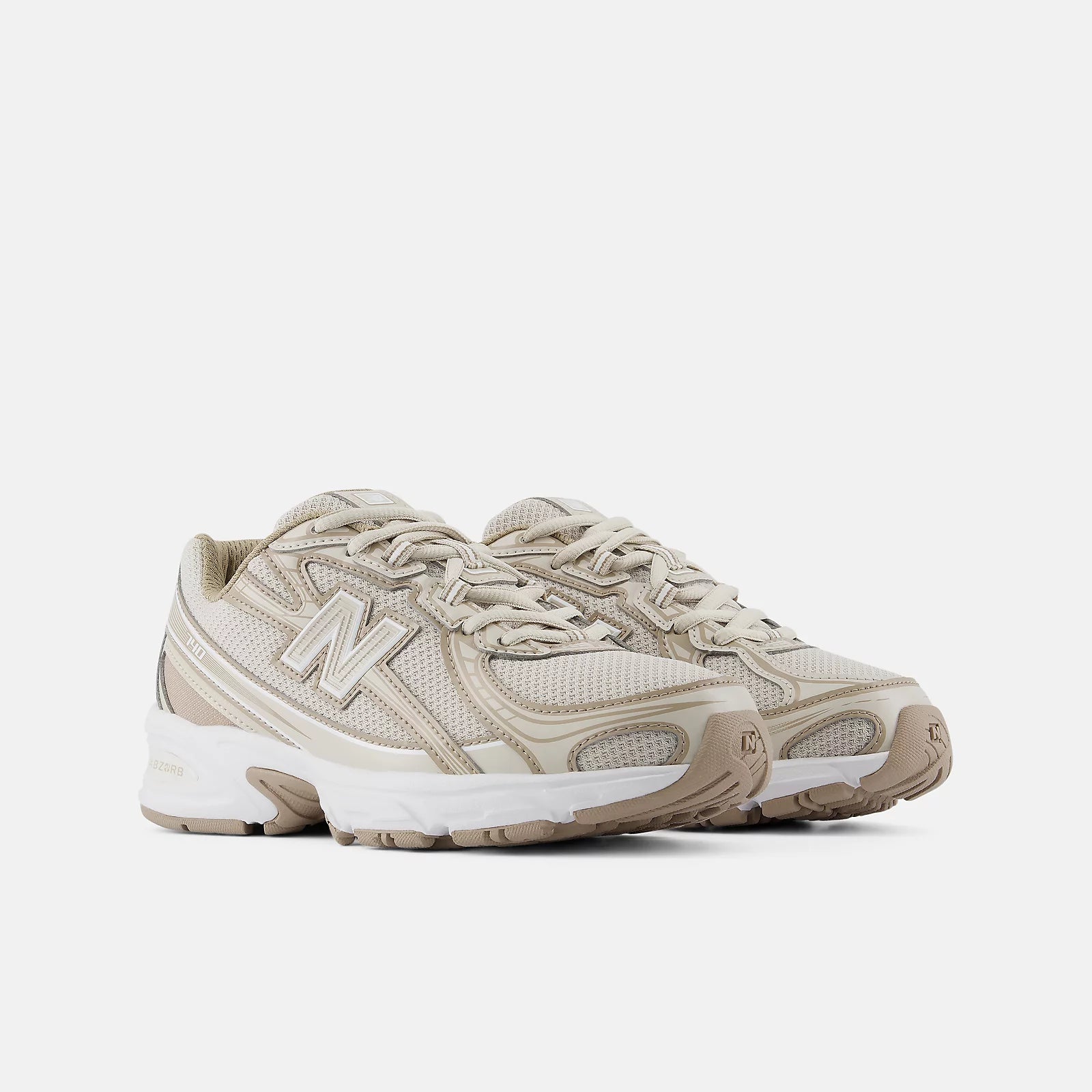 Big Kids New Balance 740 Shoes Timberwolf/Driftwood