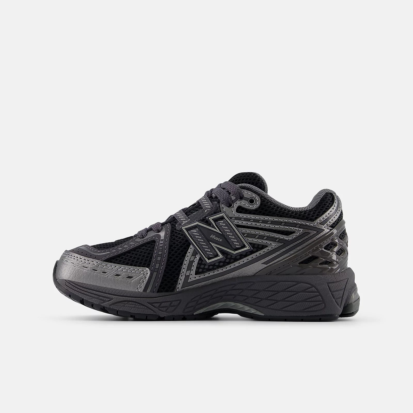 Big Kids New Balance 1906 Shoes Phantom/Silver Metallic