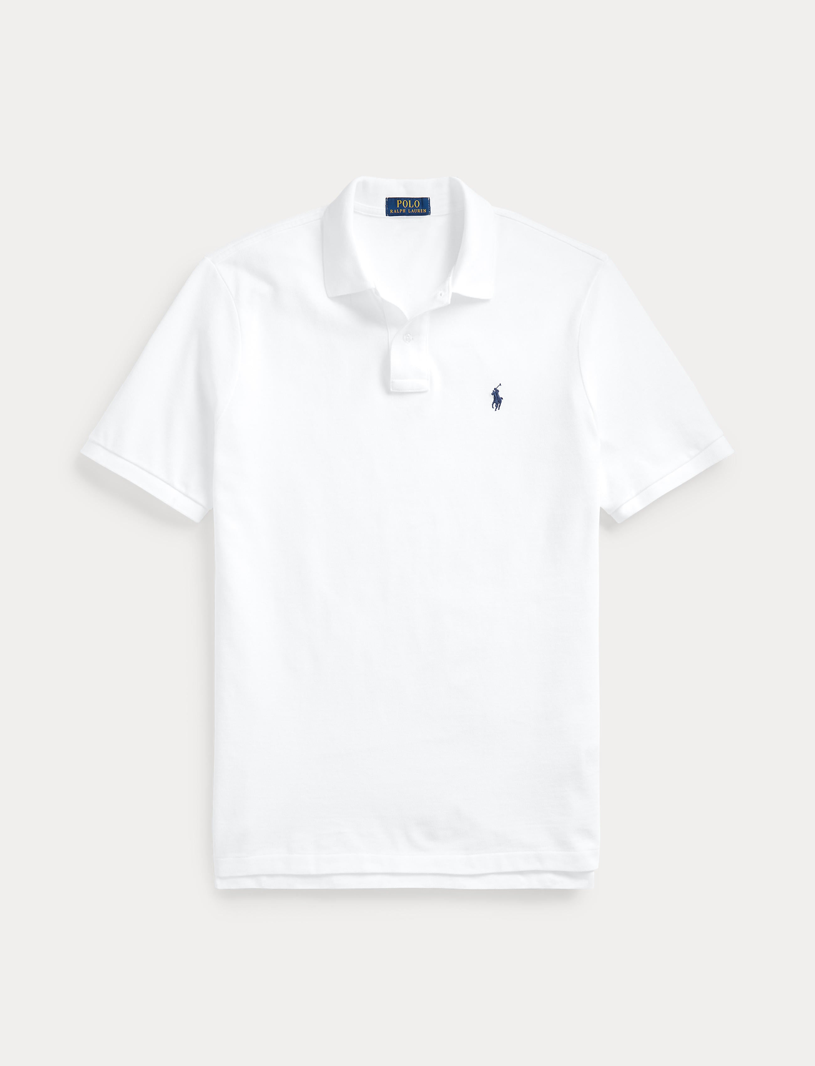 Men's Polo Ralph Lauren Iconic Mesh Polo Shirt White