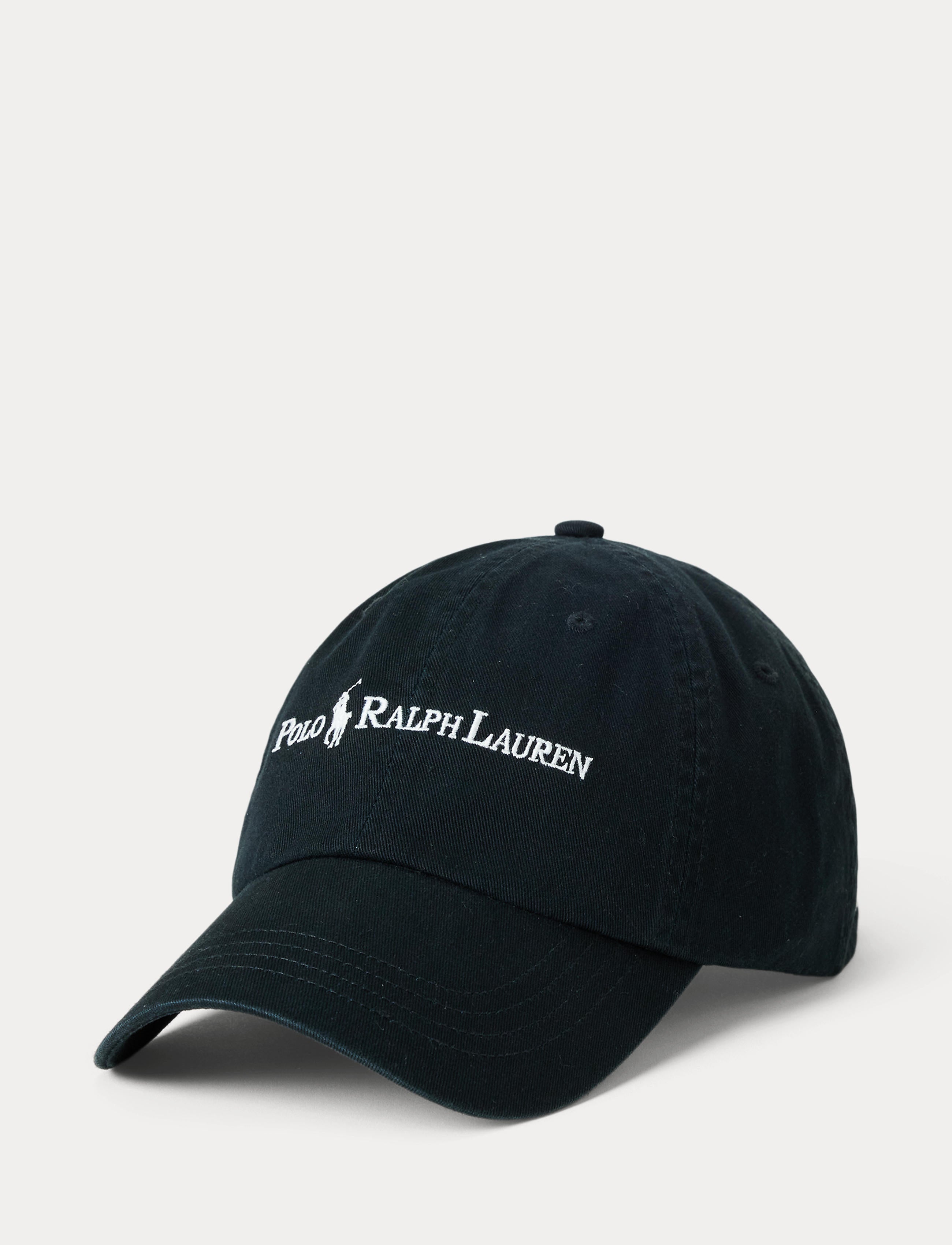 Men's Polo Ralph Lauren Cotton Twill Ball Cap Black