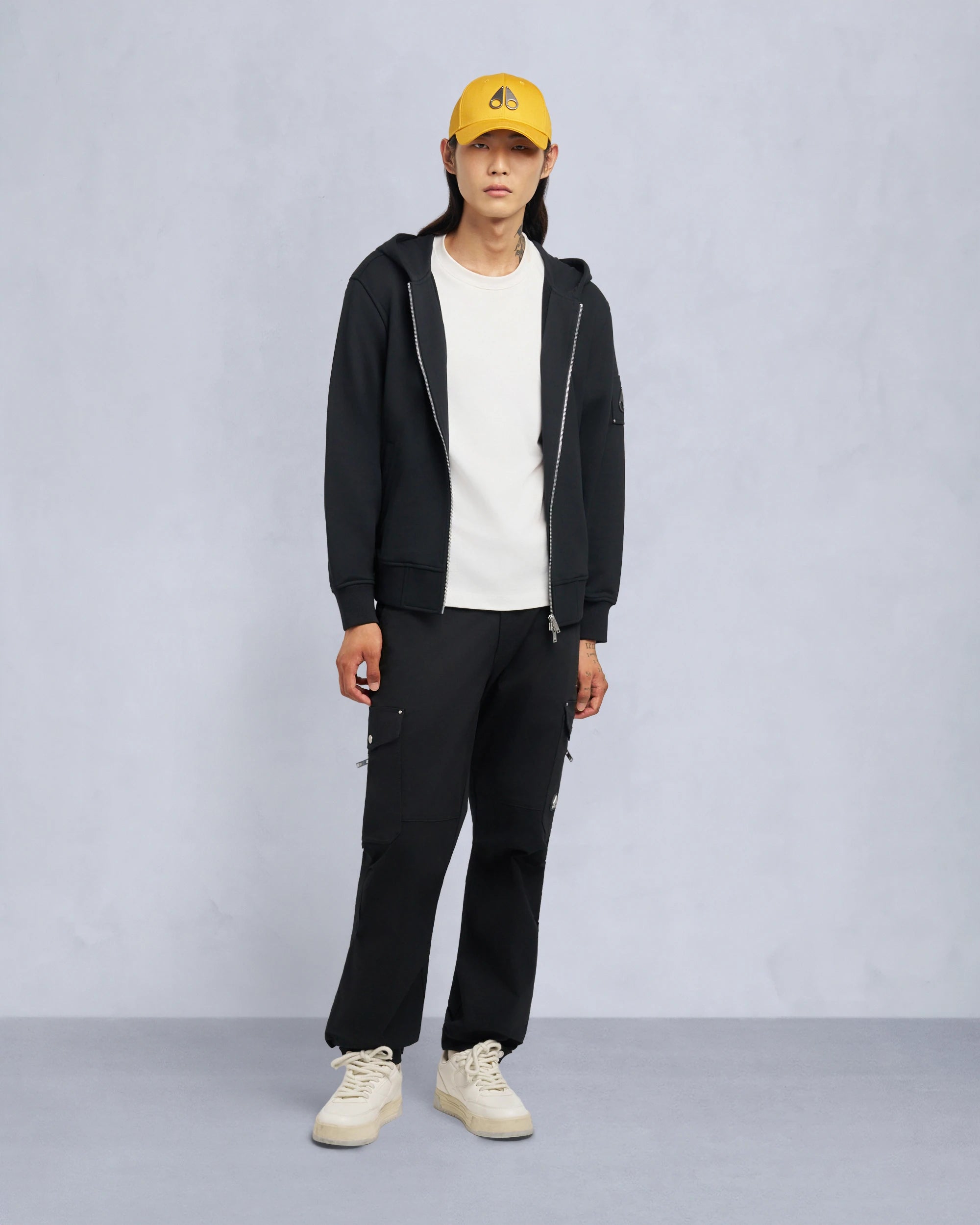 Men's Moose Knuckles Hartsfield Zip-Up Black