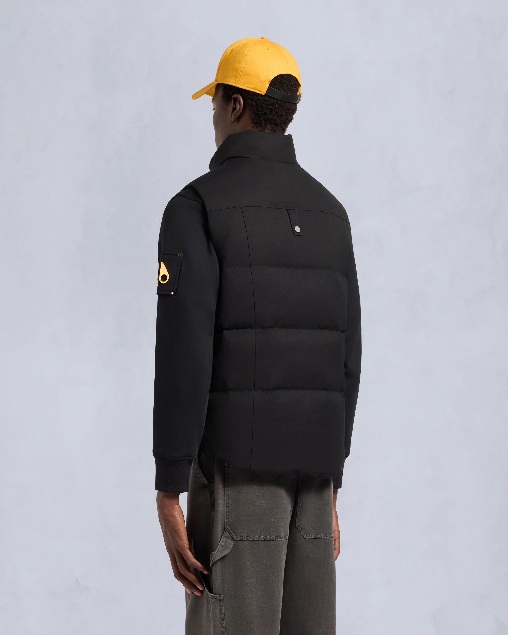 Men's Moose Knuckles Westmount Original Two-Tone Vest Black / Black