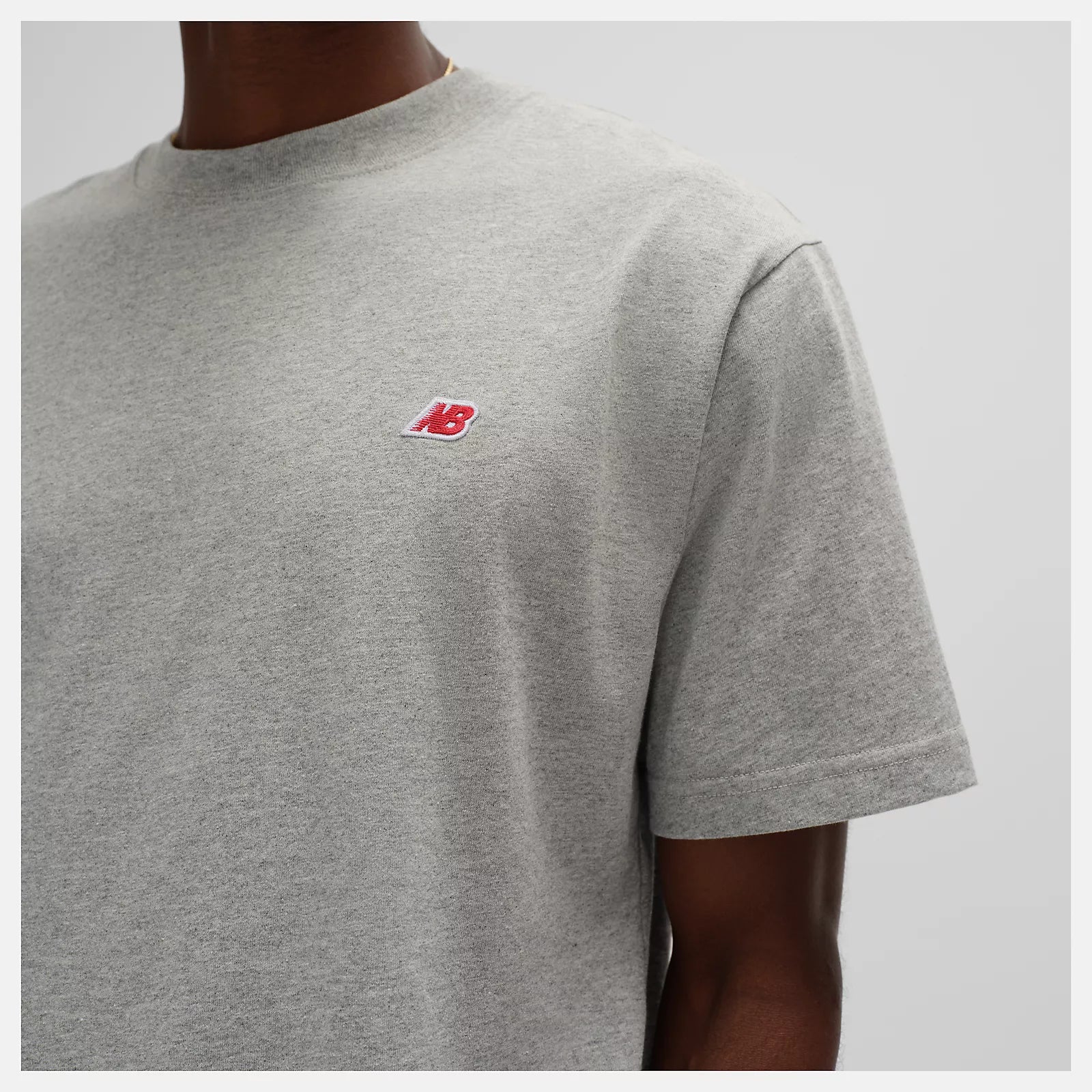 Men's New Balance Made in USA Core T-Shirt Athletic Grey