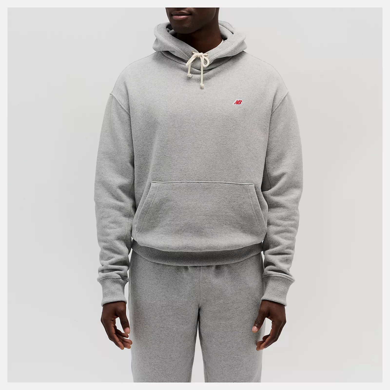 Men's New Balance Made in USA Core Hoodie Athletic Grey