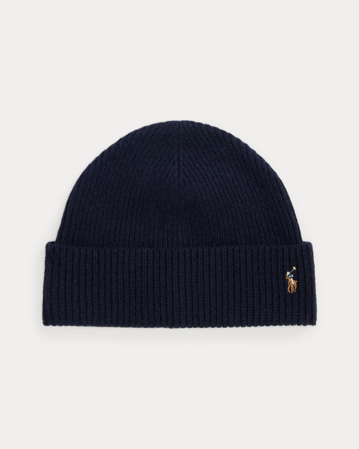 Polo Ralph Lauren Signature Pony Wool-Blend Beanie Hunter Navy