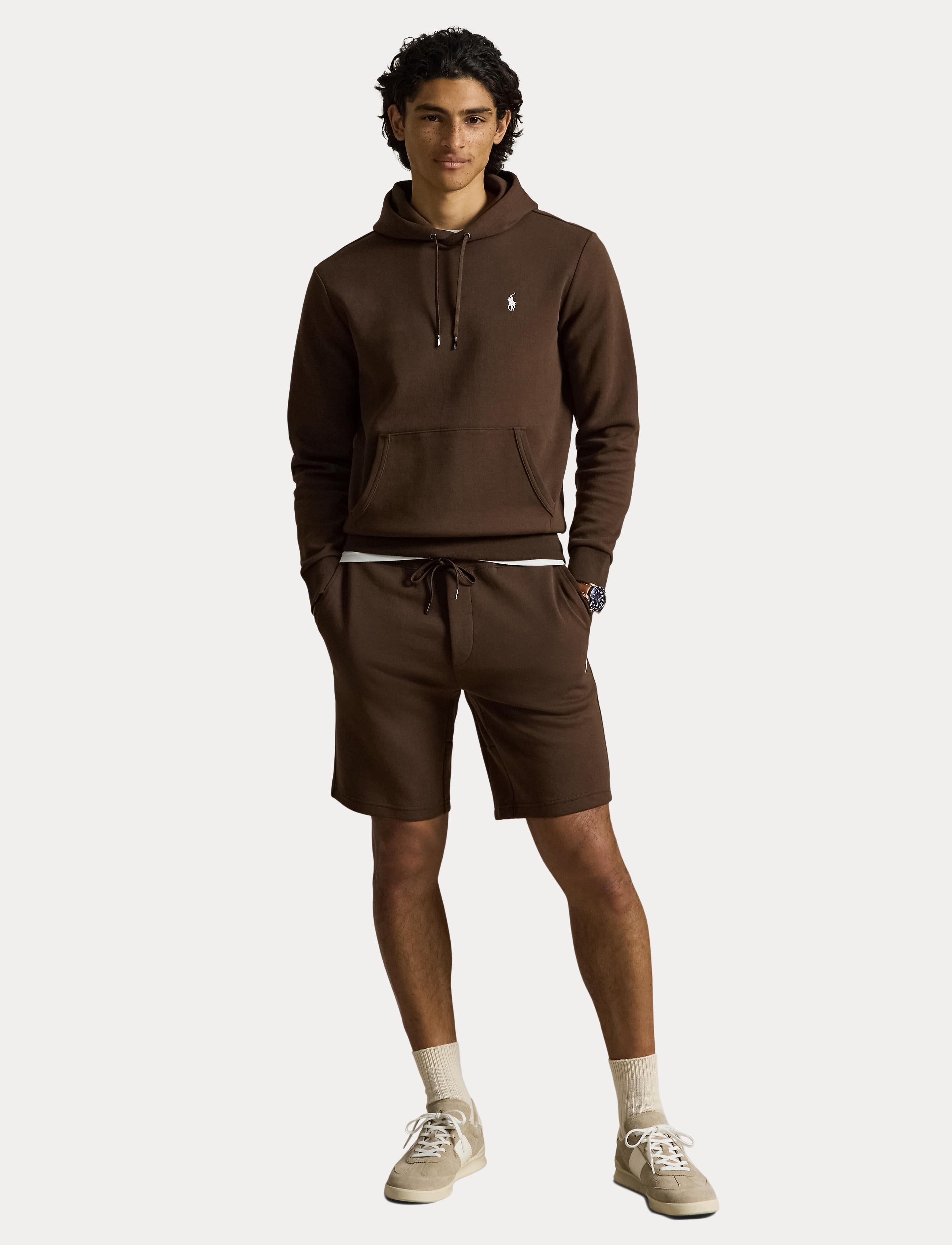 Men's Polo Ralph Lauren 9-Inch Double-Knit Short Nutmeg Brown