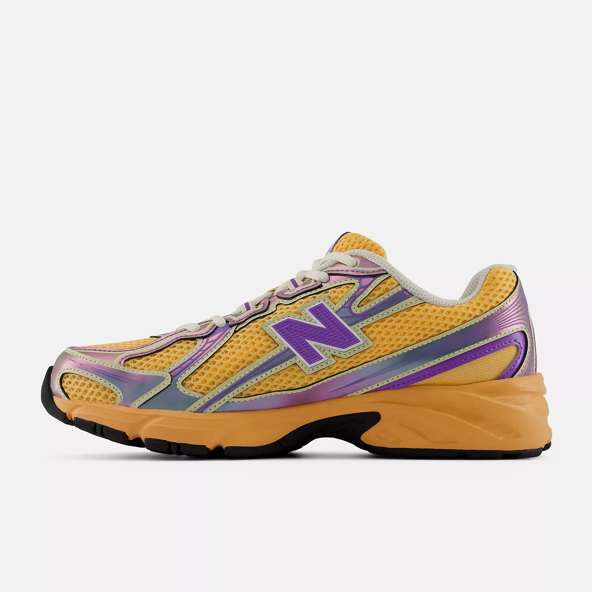 Men's New Balance 740 Shoes Gumdrop with Violet Crush