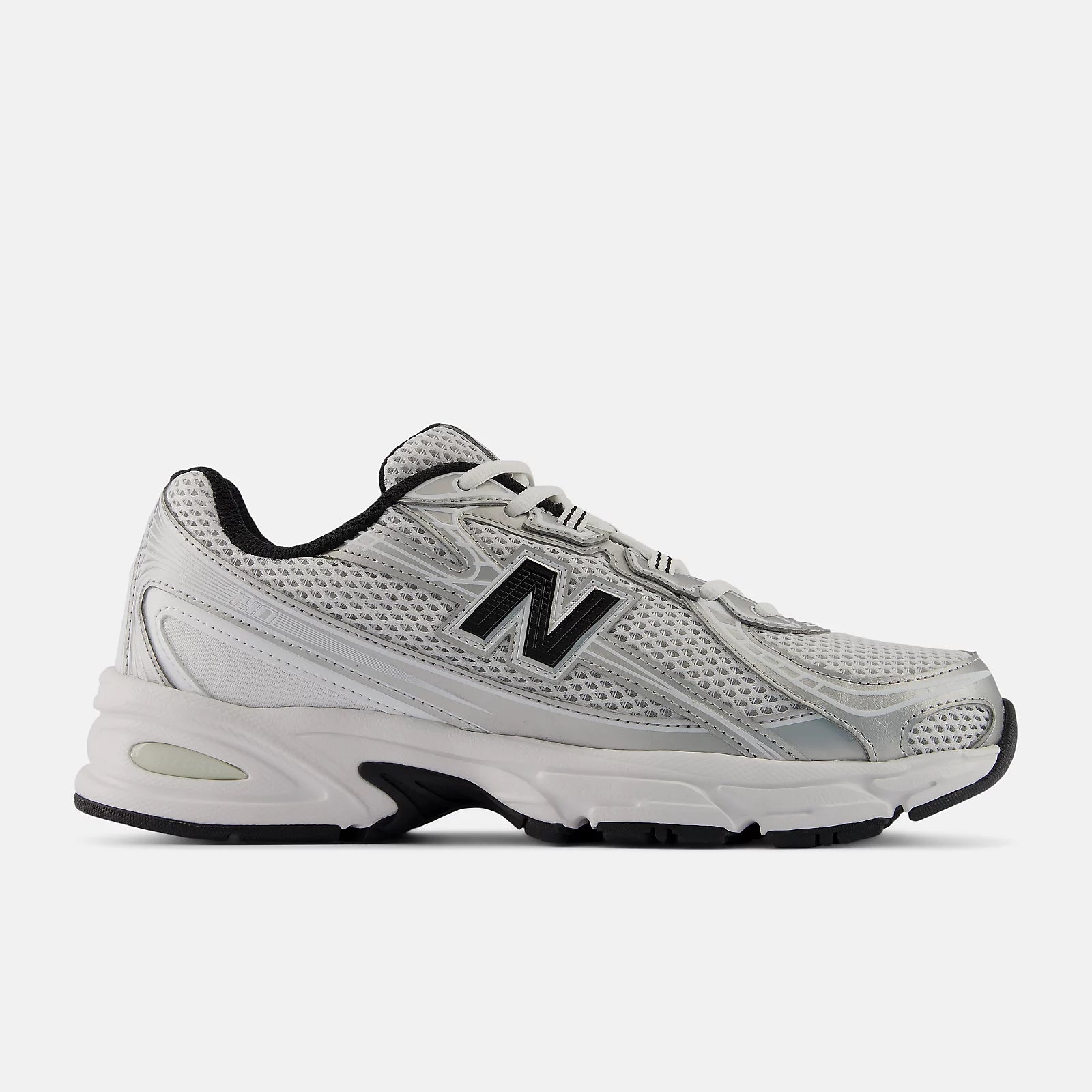 Unisex New Balance 740 Shoes White/Metallic Silver