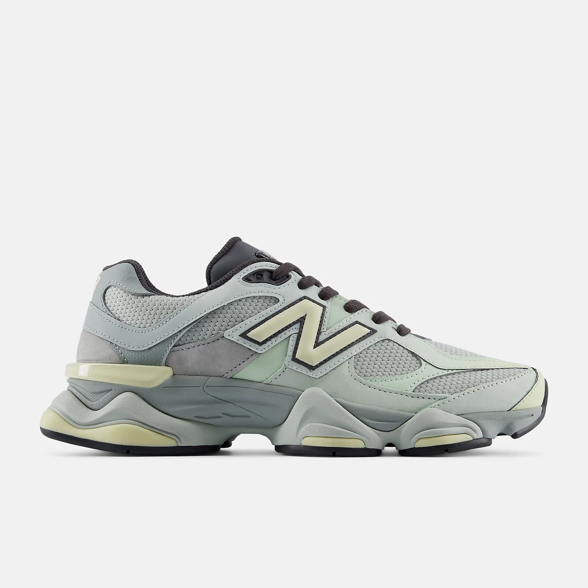 Men's New Balance 9060 Shoes Silver Moss With Morel