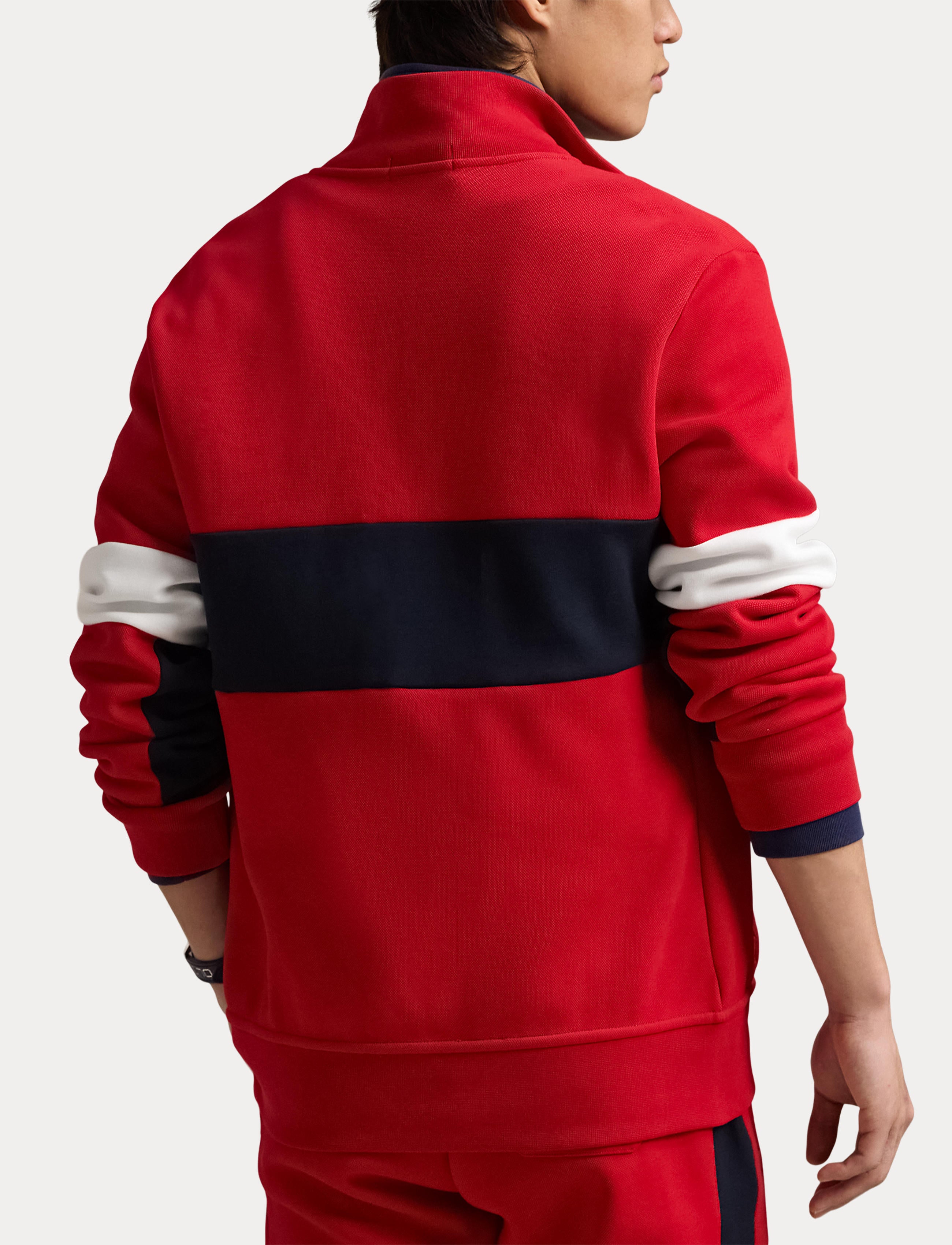Men's Polo Ralph Lauren Double-Knit Long Sleeve Track Jacket