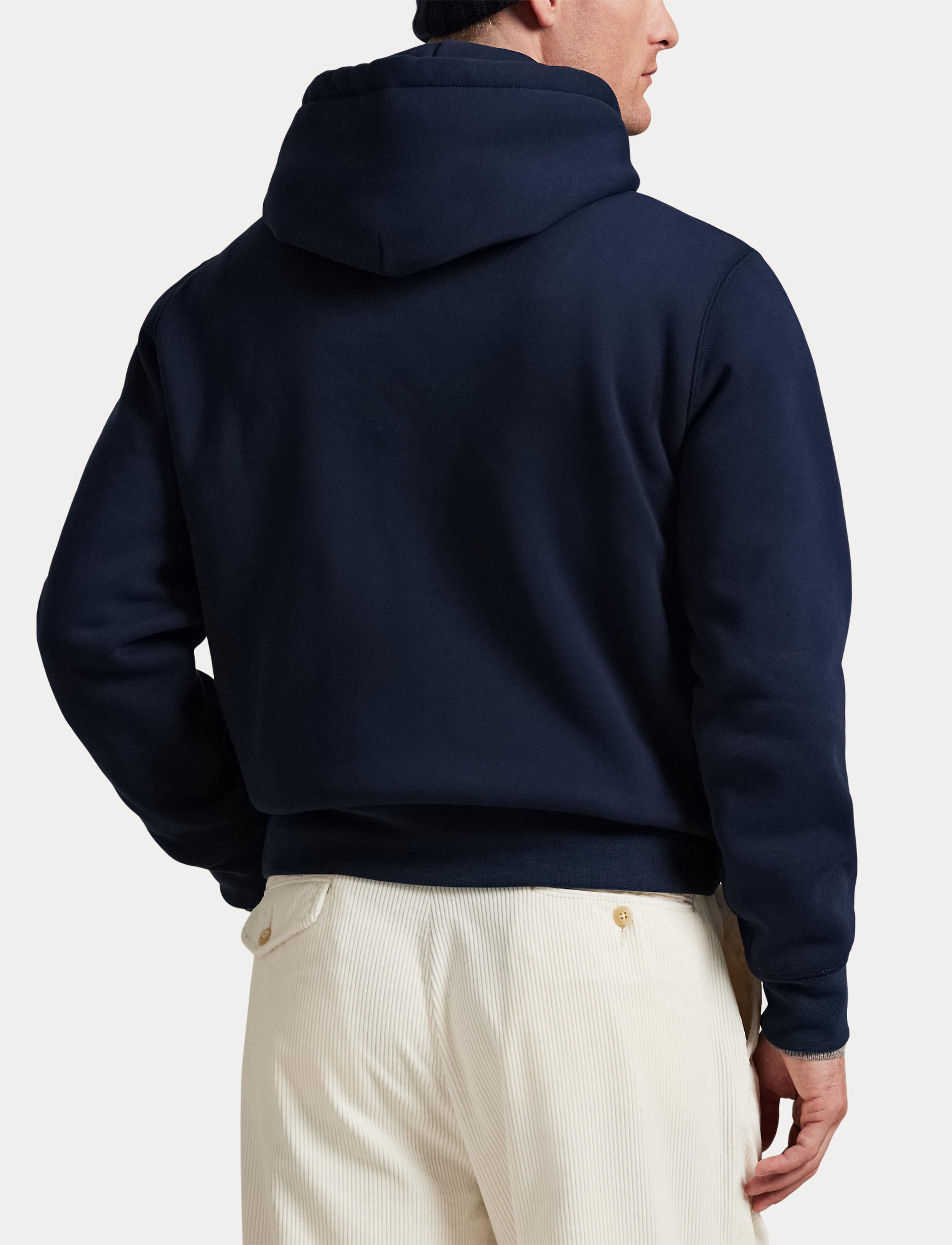 Men's Polo Ralph Lauren Pullover Hoodie Ski Bear Navy