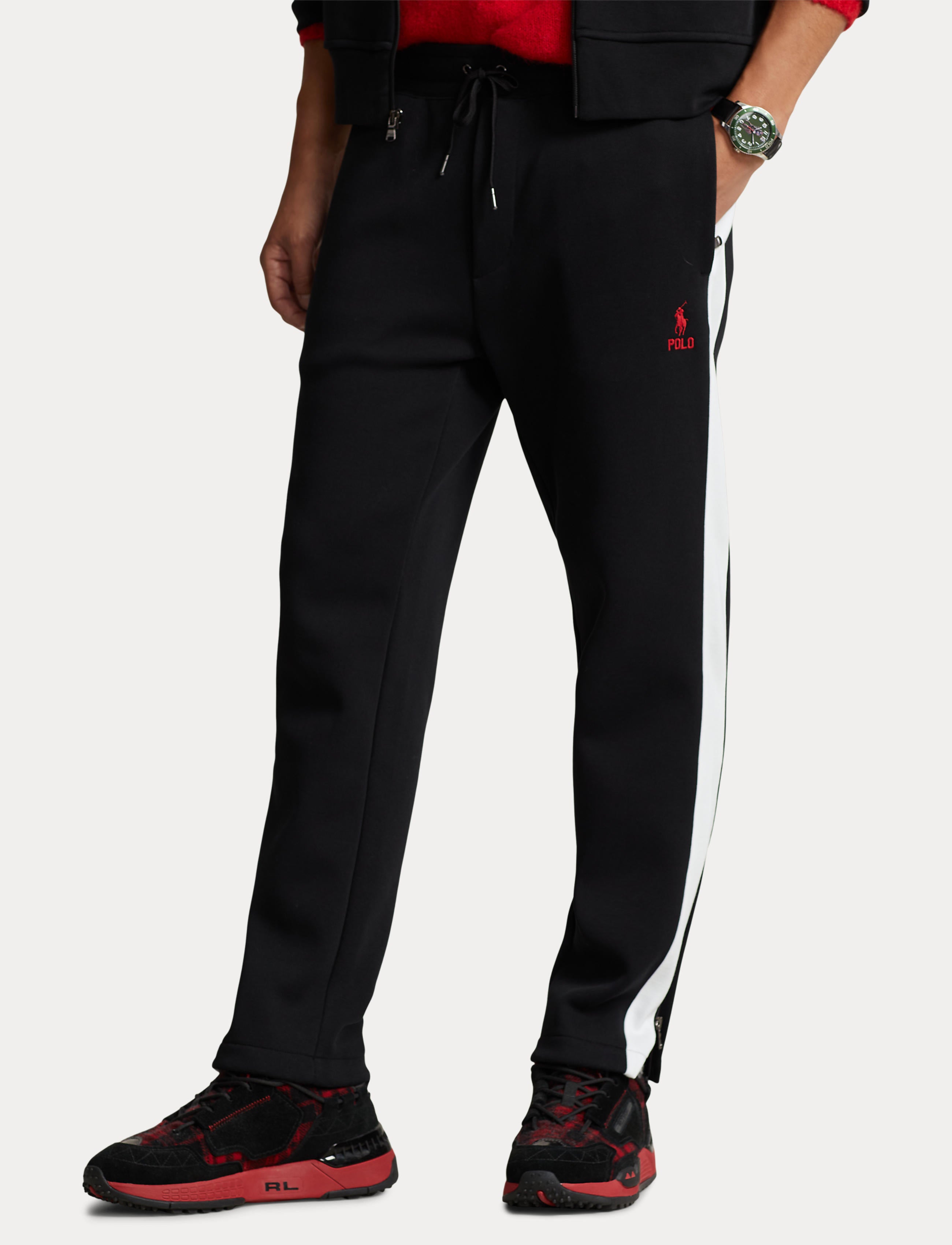 Men's Polo Ralph Lauren Double-Knit Track Pants Black