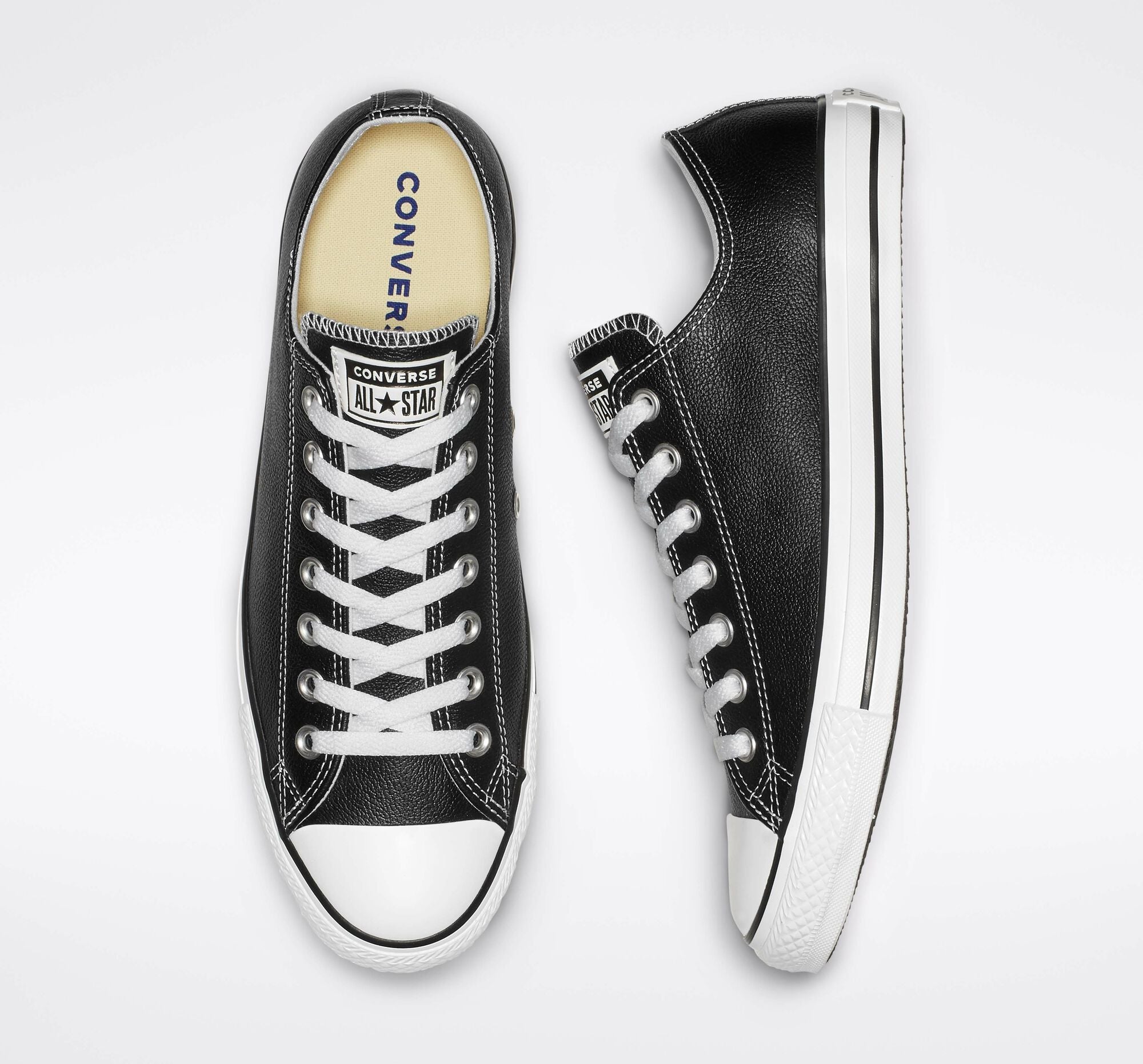 Unisex Converse Chuck Taylor All Star Leather Shoes Black