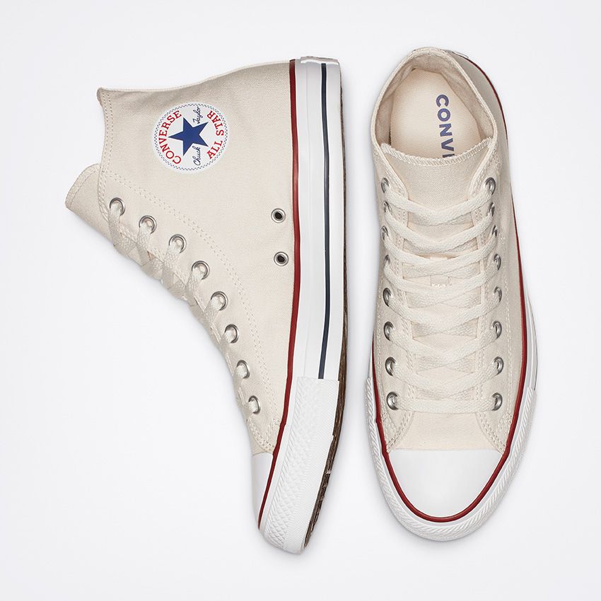 Unisex Converse Chuck Taylor All Star High Top Shoe Natural Ivory