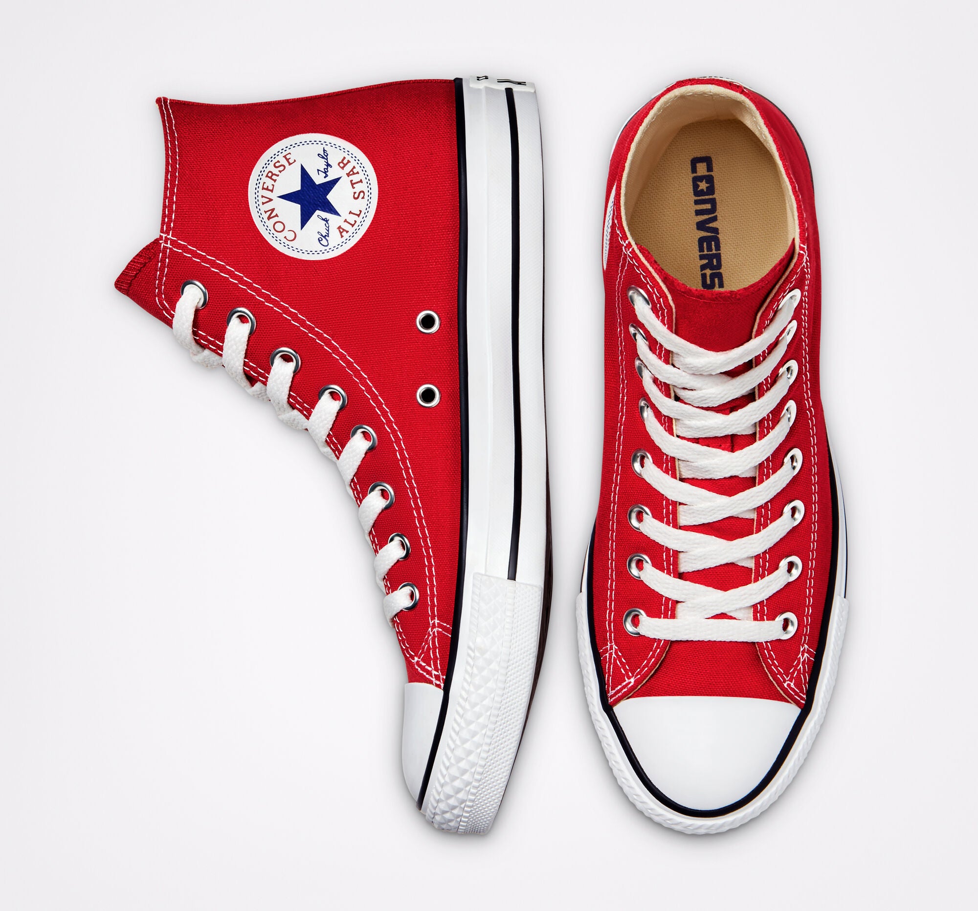 Unisex Converse Chuck Taylor All Star High Top Shoe Red