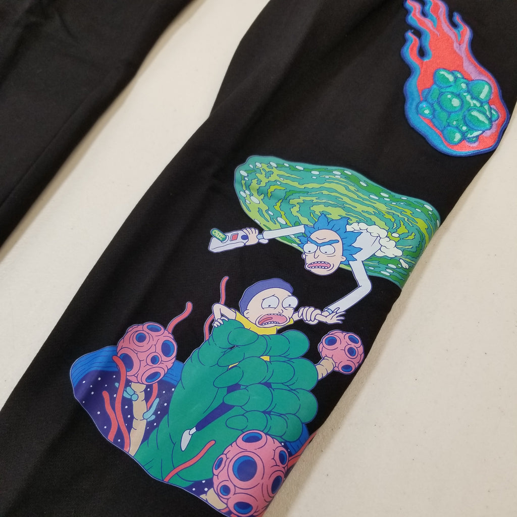 Men's Freeze Max Rick and Morty Joggers Black