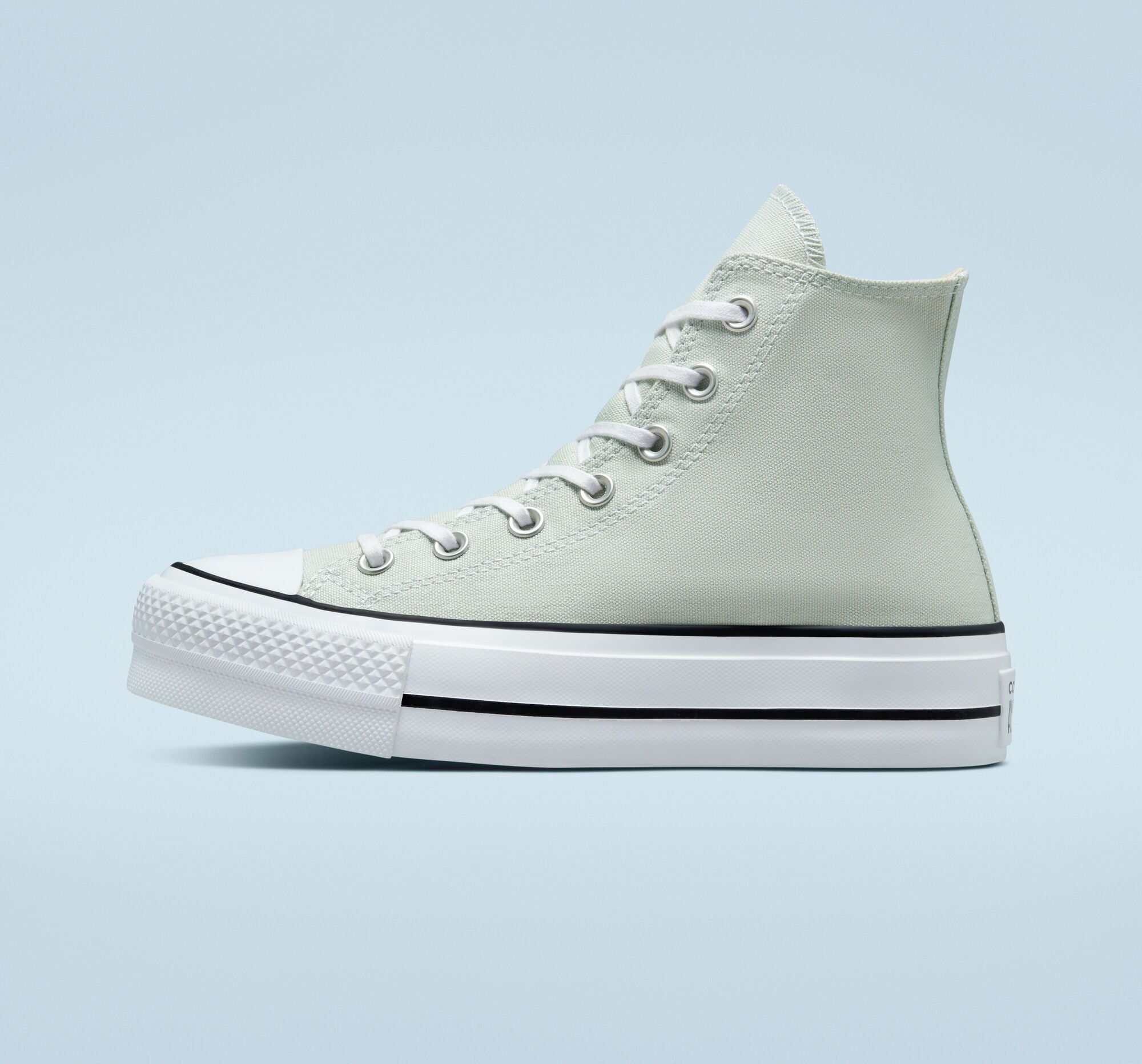Women's Converse Chuck Taylor All Star Lift Platform Shoes Light Silver