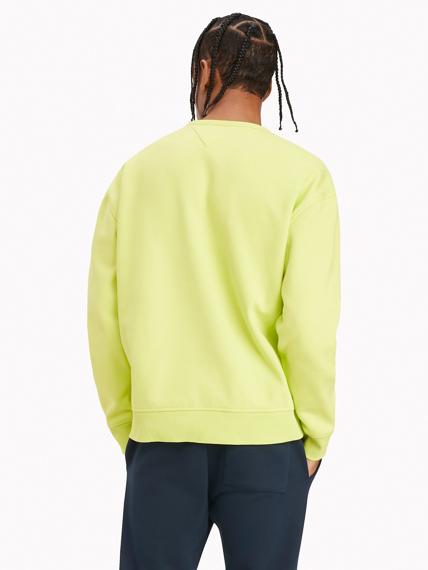 Men's Tommy Hilfiger Flag Sweatshirt Neo Lime