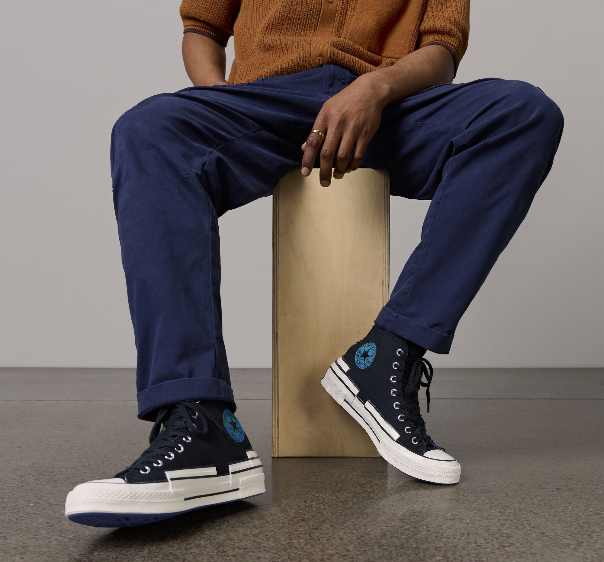 Men's Converse Chuck 70 Hacked Heel Tear Away Black