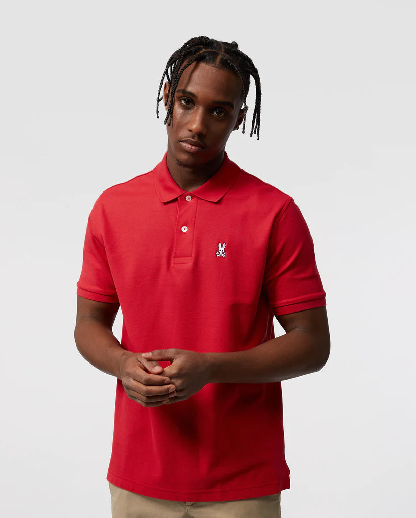Men's Psycho Bunny Classic Polo Brilliant Red