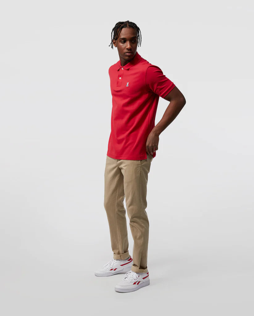 Men's Psycho Bunny Classic Polo Brilliant Red